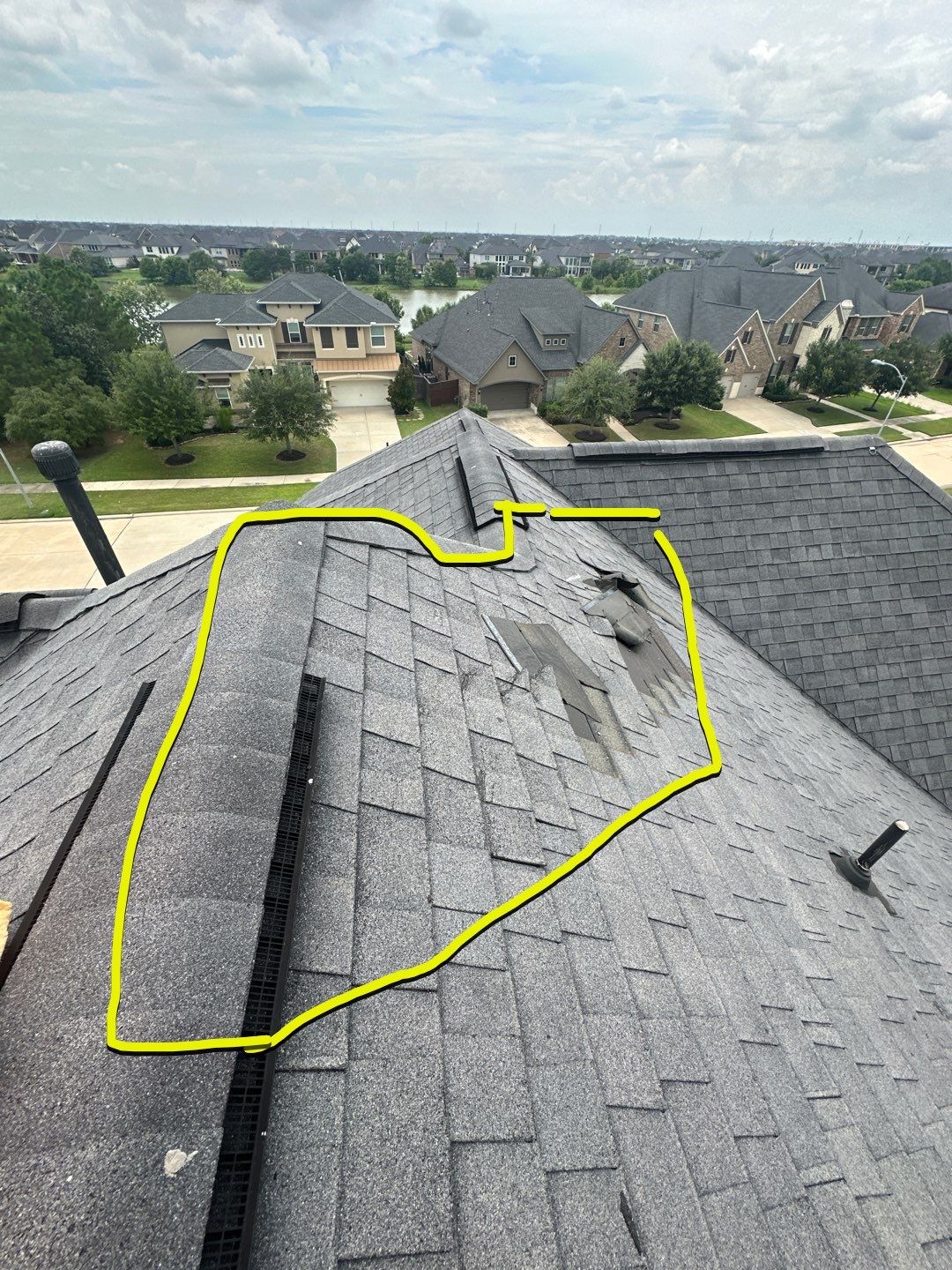 Residential Roofing Repair using Owen's Corning Duration (Lifetime) Shingles by Roof Repair Company
