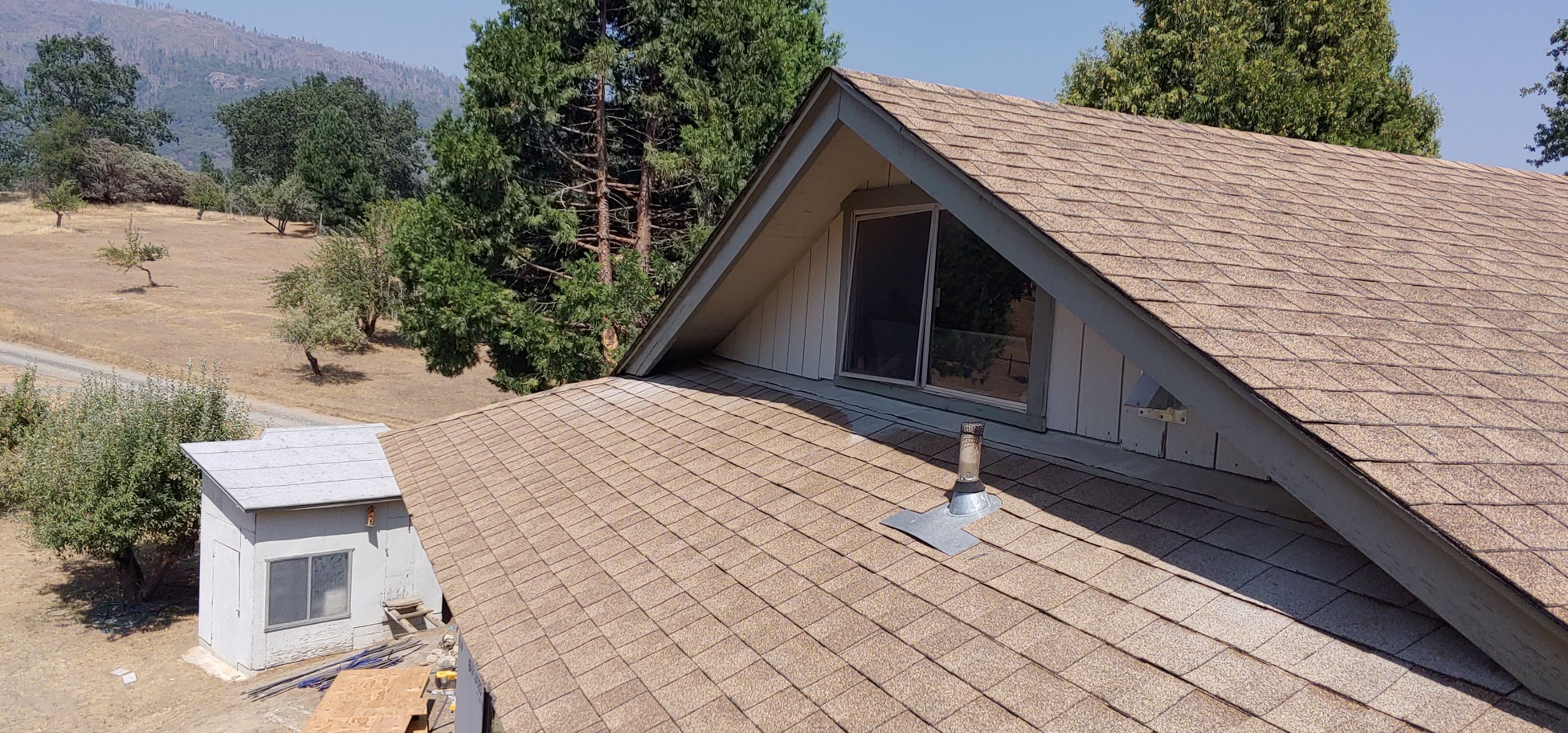 Residential Roofing Installation using Standing seam metal roofing system by Straight Edge Roofing Inc