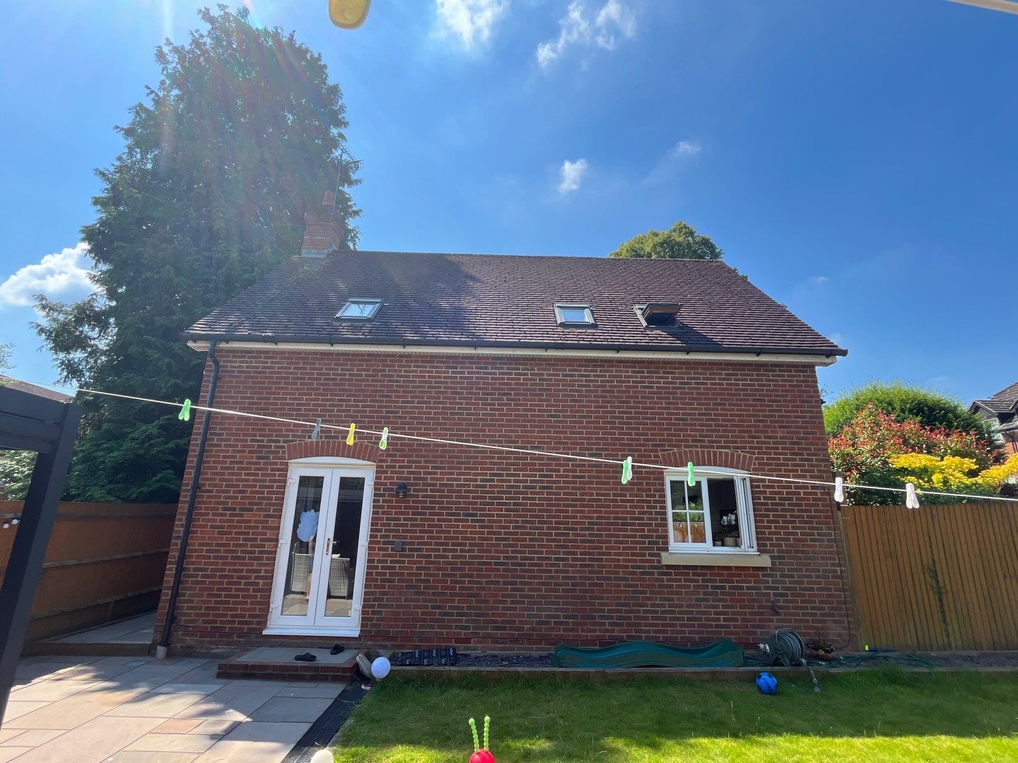 Roof Clean  - Moss Removal - Gutter Clean using Honda 15lpm Low Pressure Washing Machine by Ges Exterior Cleaning ltd