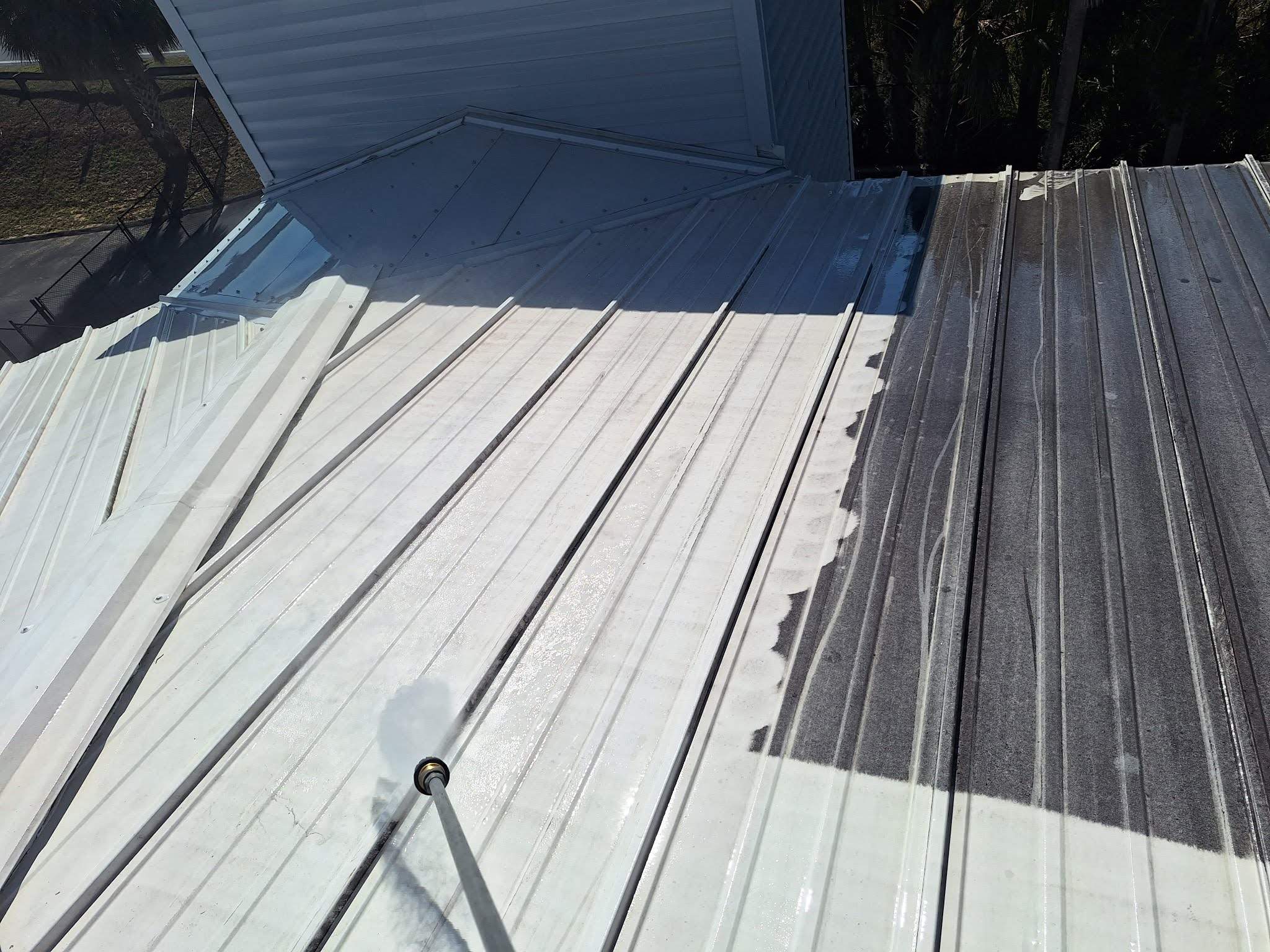 8,500 Sq Ft - Metal Roof Restoration in Crystal River by Southern Roof Solutions