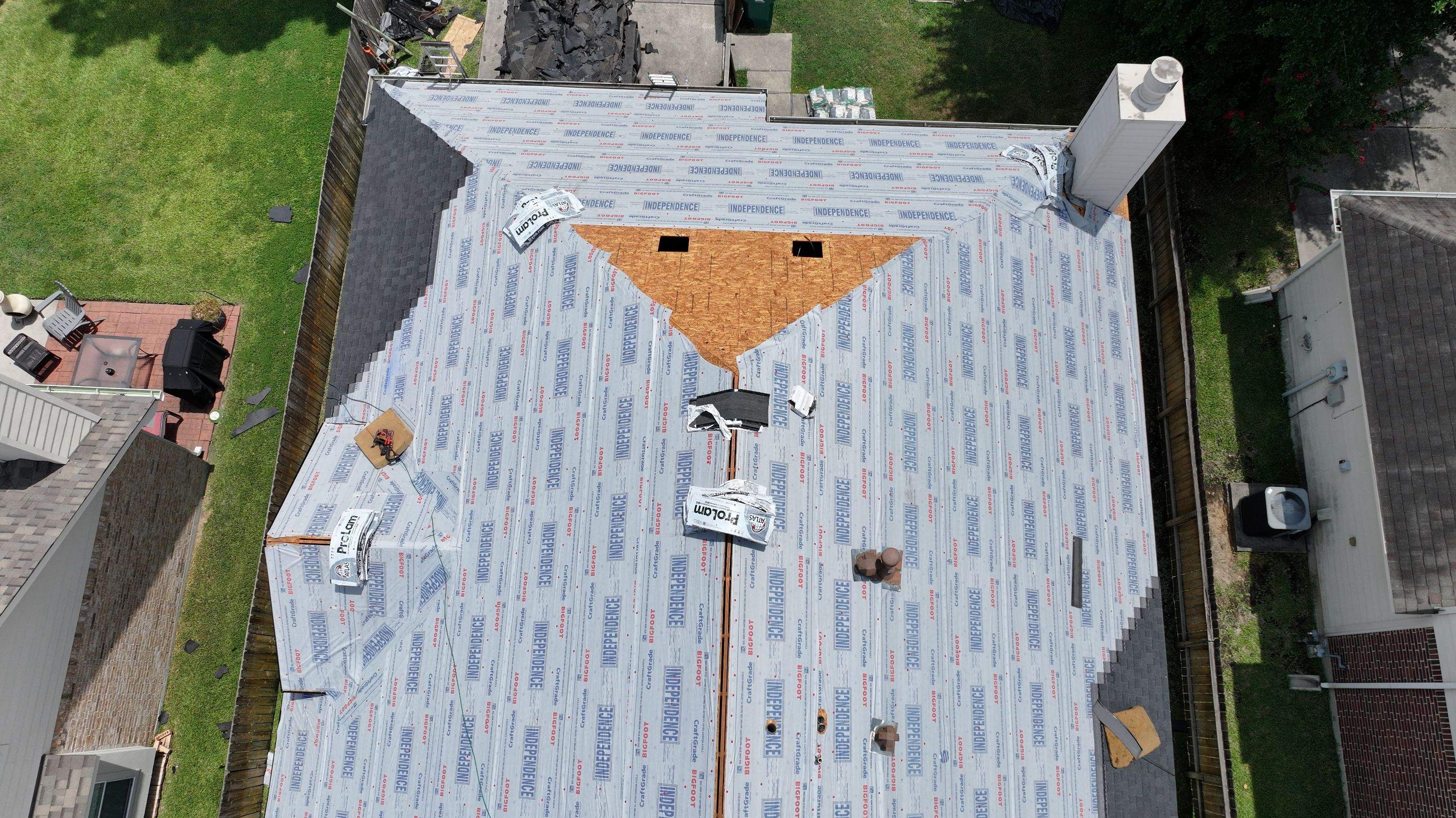 Complete Roof Replacement — The Woodlands, TX by PL Roofing & SB Roofing, LLC.