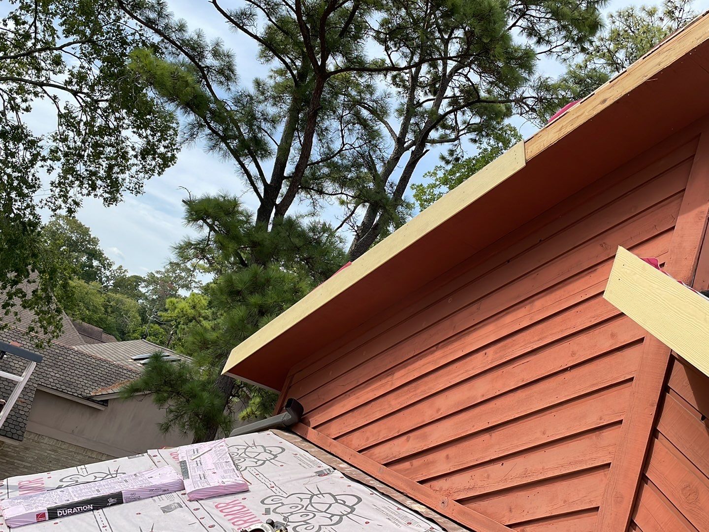 Residential Roofing Installation using Owen's Corning Duration (Lifetime) Shingles by Roof Repair Company