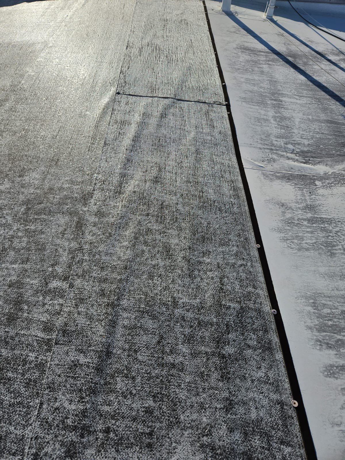 Commercial Roofing Repair using TPO and Metal Decking by Four Peaks Roofing