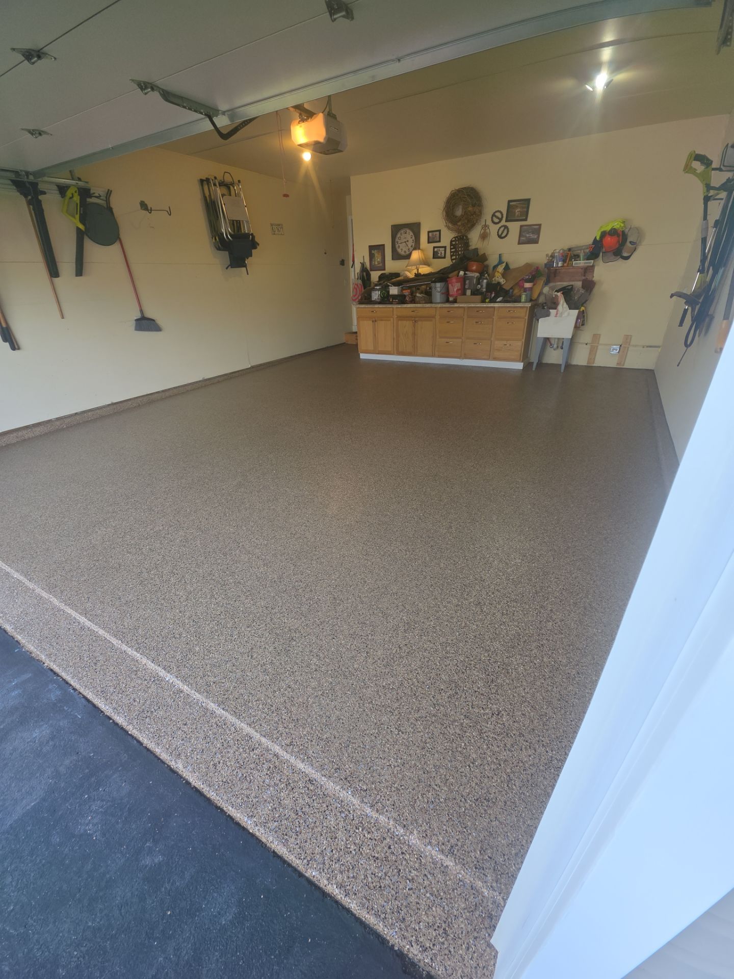Earth Effects Desert Twilight Garage Coating by NG Masonry & Construction LLC