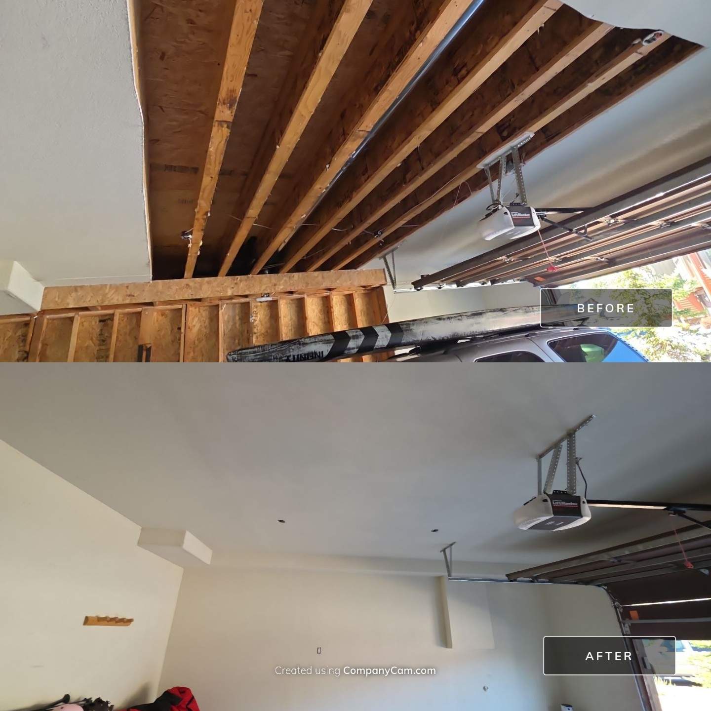 Garage Water Damage Repair by The Tahoe Tradesman