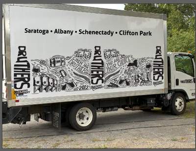 Druthers Brewing Box Truck Wrap in Albany