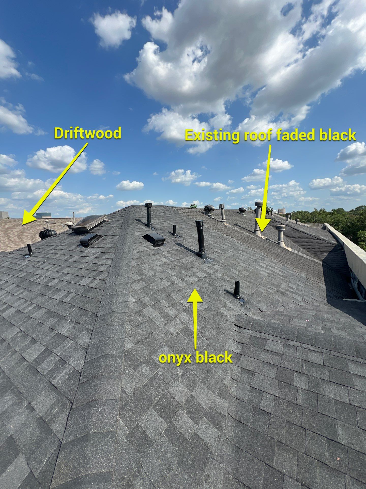 Residential Roofing Installation using Owen's Corning Duration (Lifetime) Shingles by Roof Repair Company
