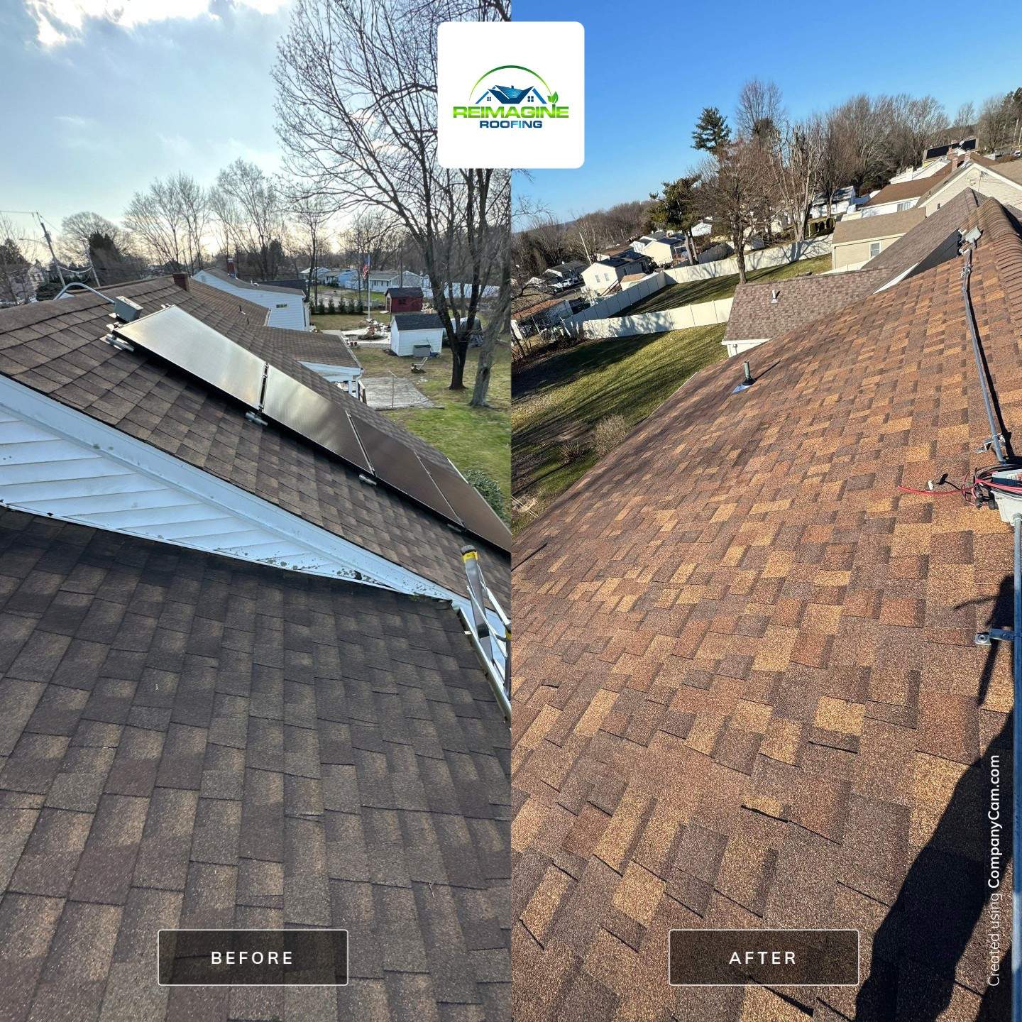 Autumn Brown Shingles by Reimagine Roofing