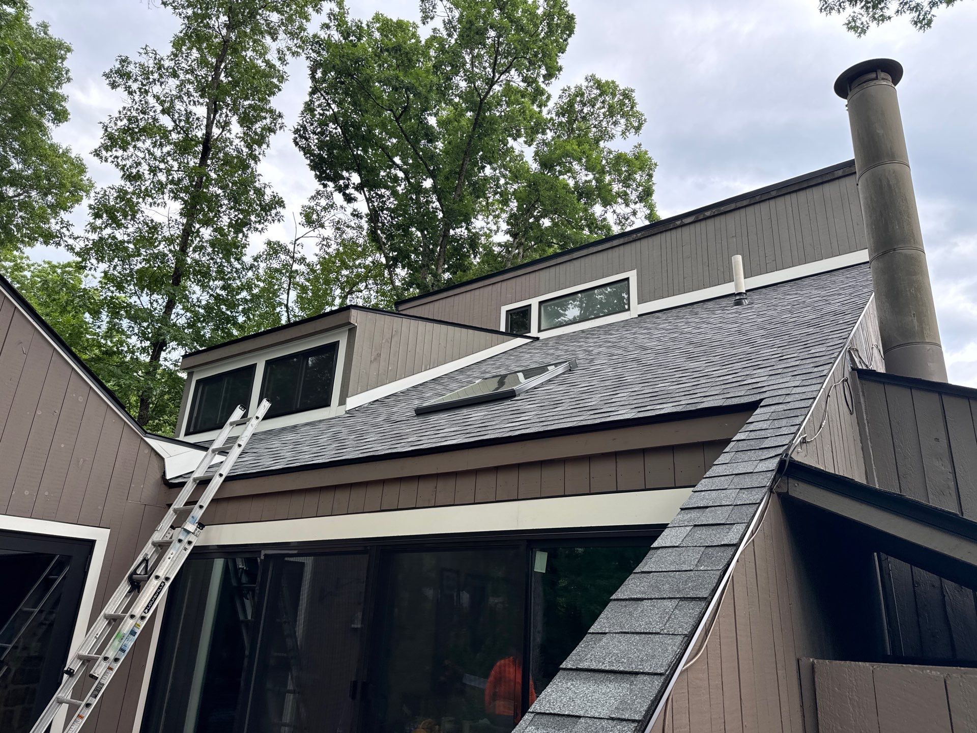 Coburn Avenue Reroof with Slatestone Gray Shingles — Nashua, NH — additional view by Compass Exteriors
