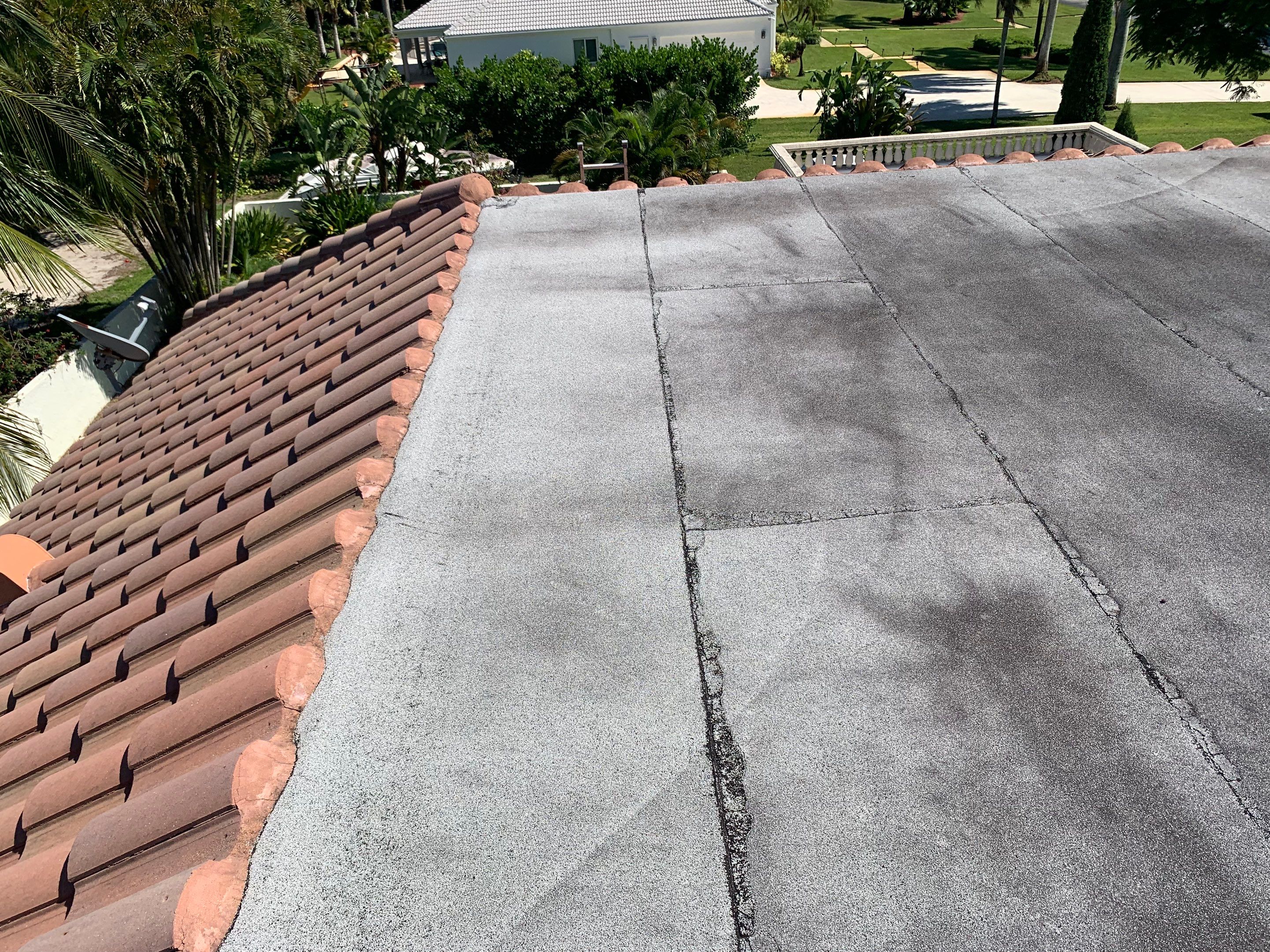 Residential Roofing Installation using Polybrite 90.1 silicone coating by BLUES BROTHERS ROOFING