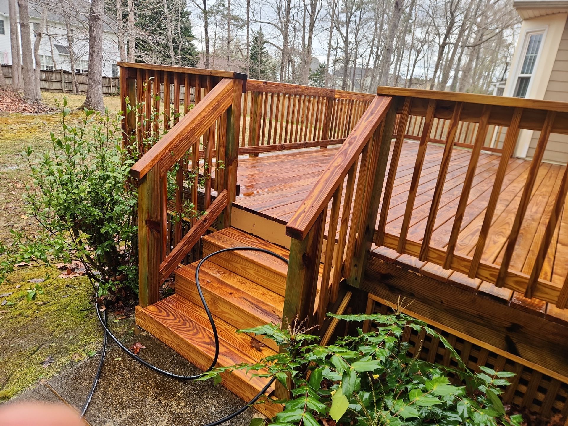 Weathered Deck using Wood Sealant by DuraSeal