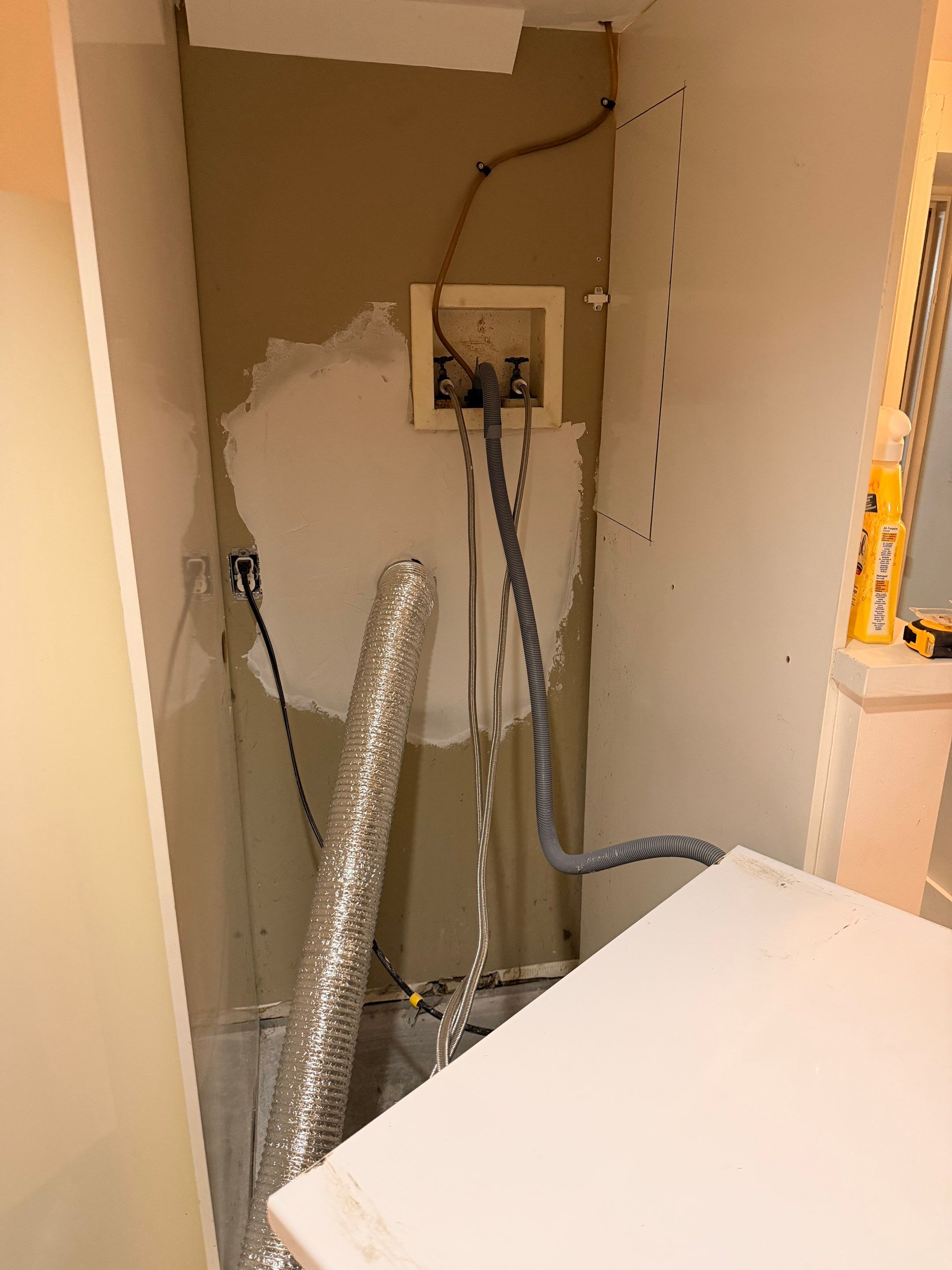 Wall Repair & Patching After Plumbing Leak Access by YVR Construction Group