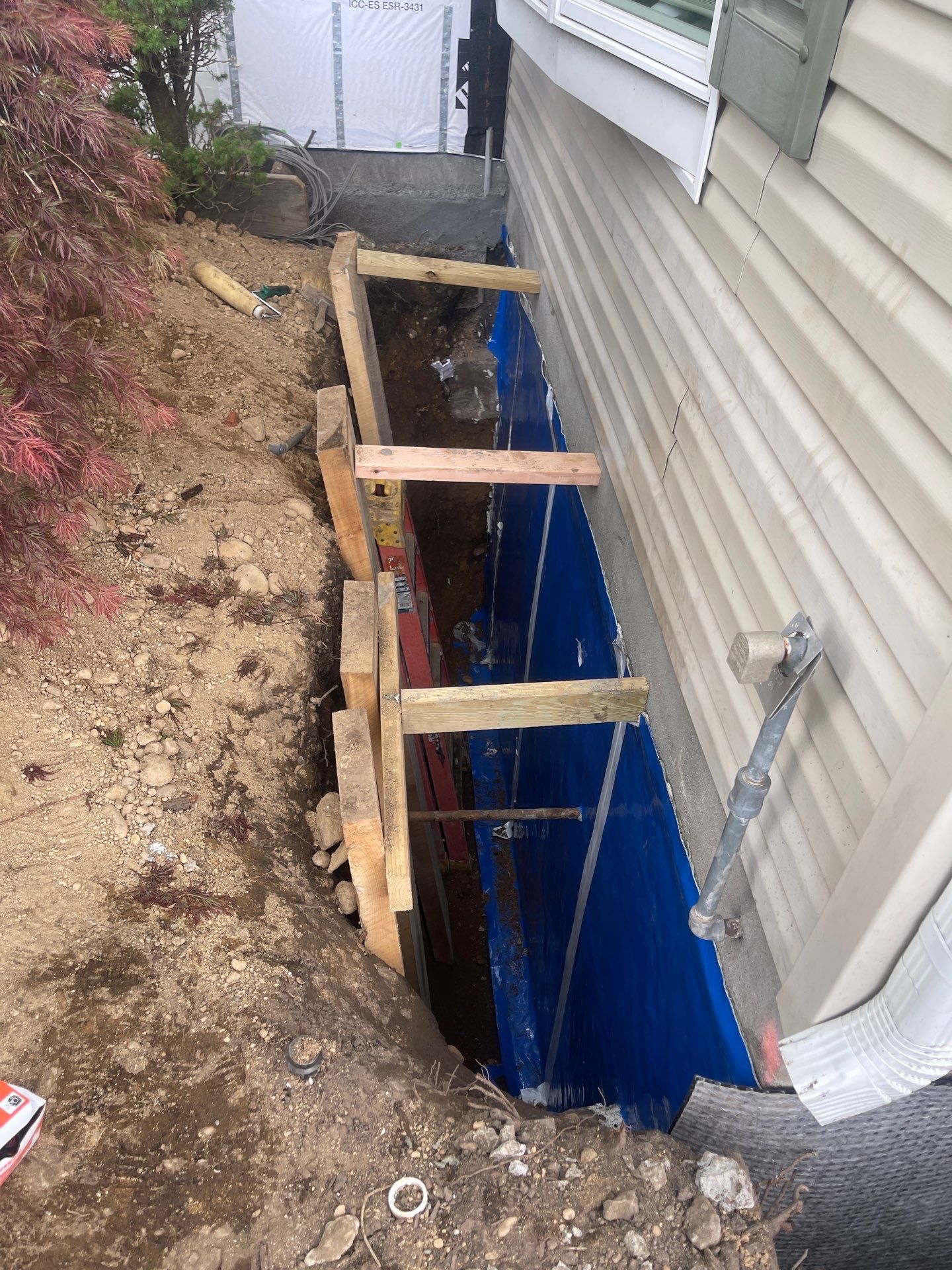 Twin Lawns Ave. Hicksville., NY by A.M. Shield Waterproofing, Corp.