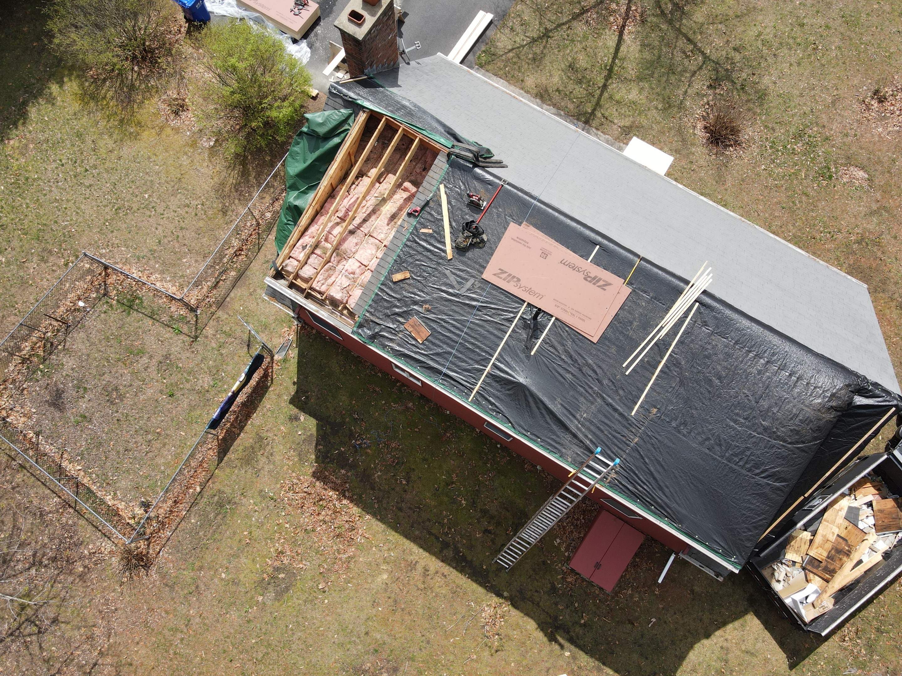 Tree Damage/Roof Repair by Chagnon Building & Remodeling LLC