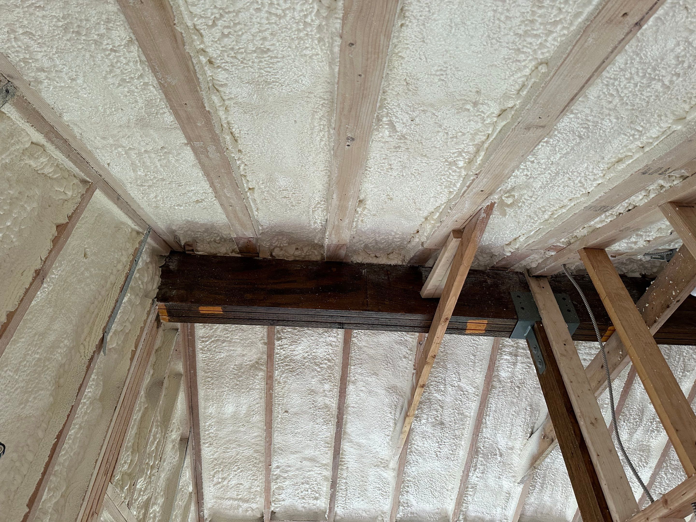 Attic Insulation using Closed Cell Spray Foam by NYS Foam & Energy