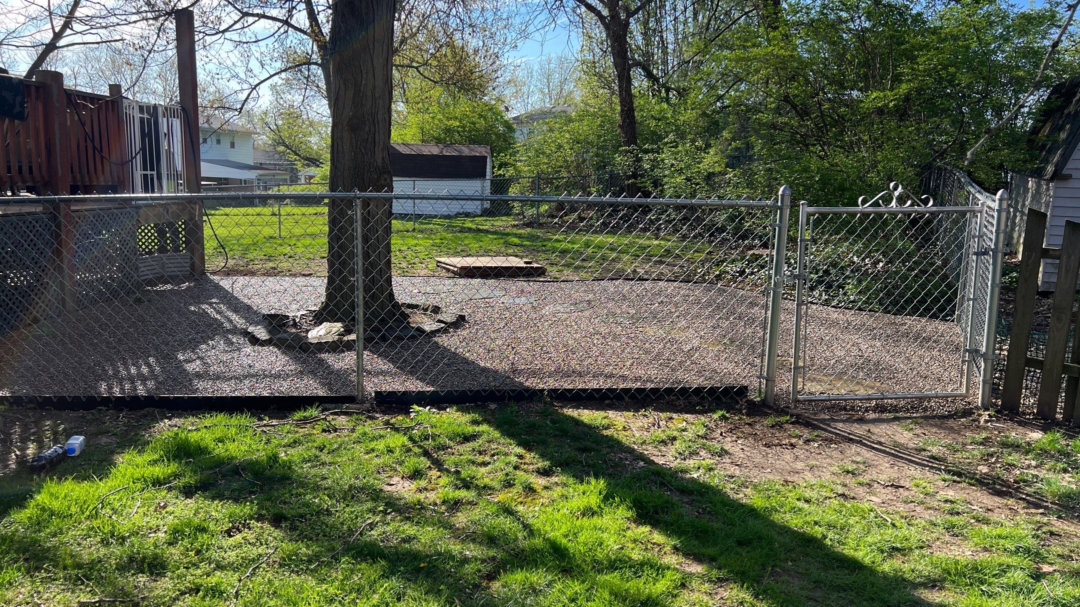 Pet Area & Stepper Path Installation  by Reisenberg’s Lawn & Landscape, LLC