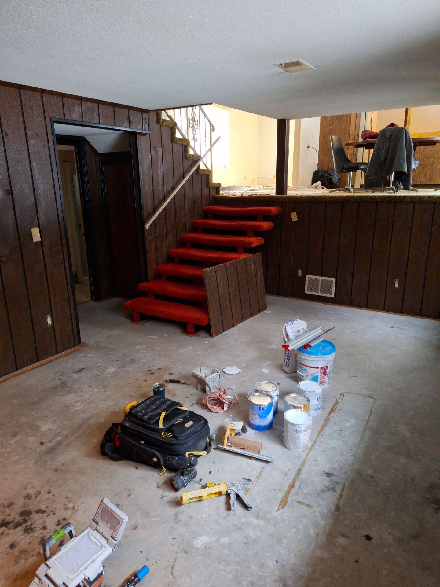 Drywall repairs/ family room by Gordon Painting