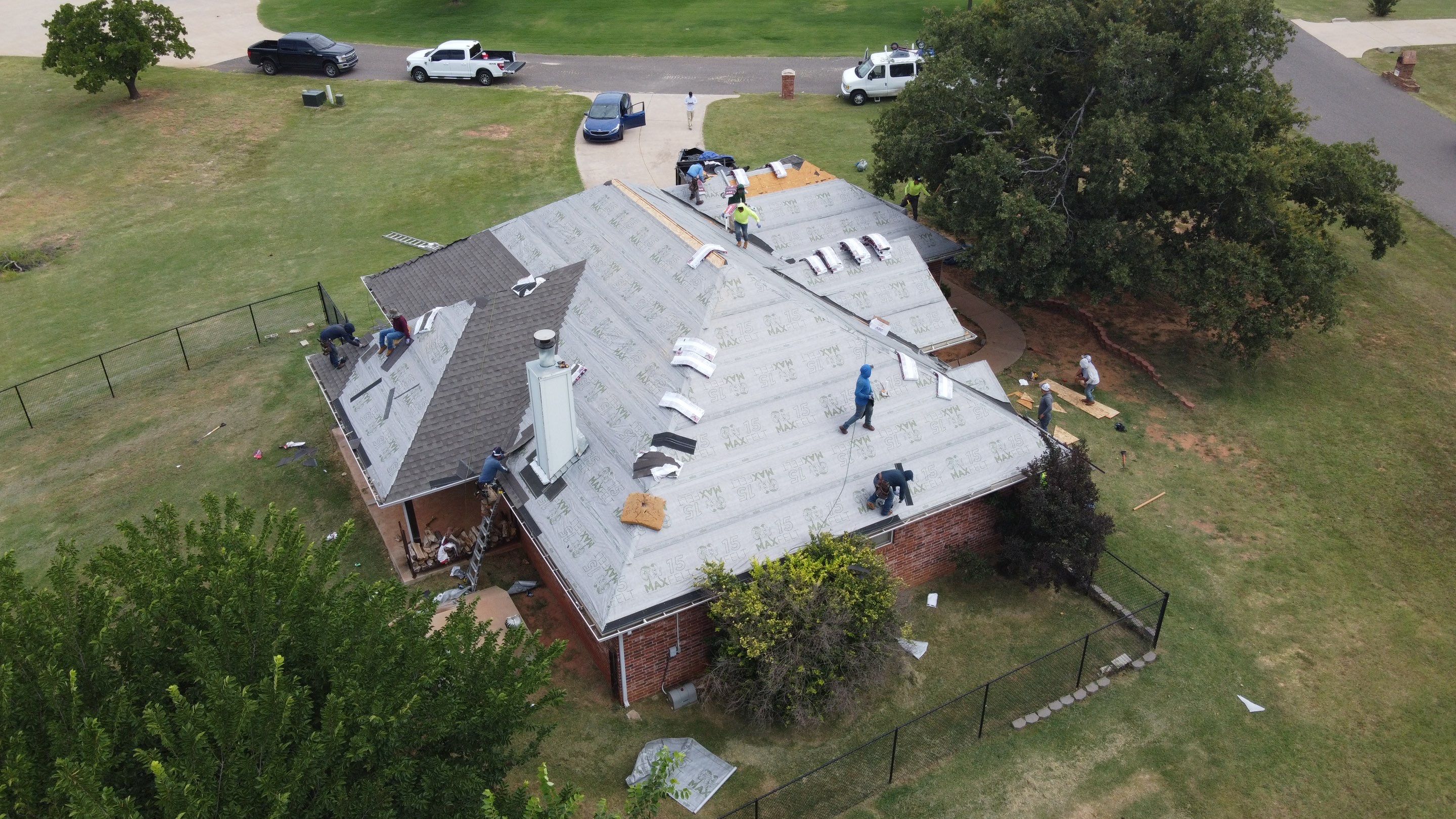 Residential Roofing Installation using GAF Natural Shadow  by A & H Roofing and Contracting