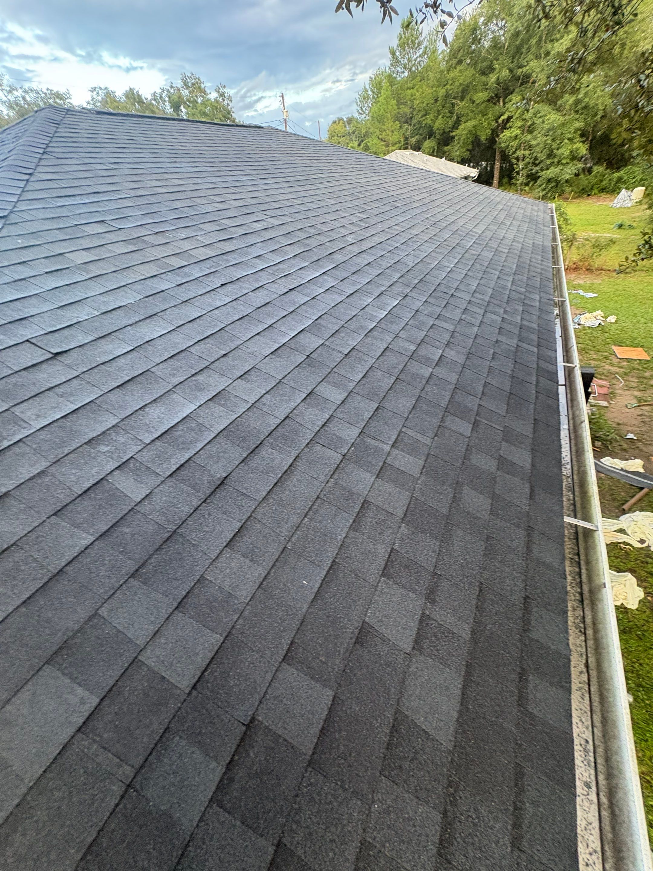 Ocala Roof Replacement Featuring Tamko Titan Rustic Black Shingles by Pinnacle Roofing Group