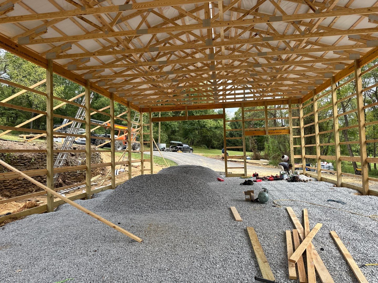 Large Garage Build by Bec Construction Llc