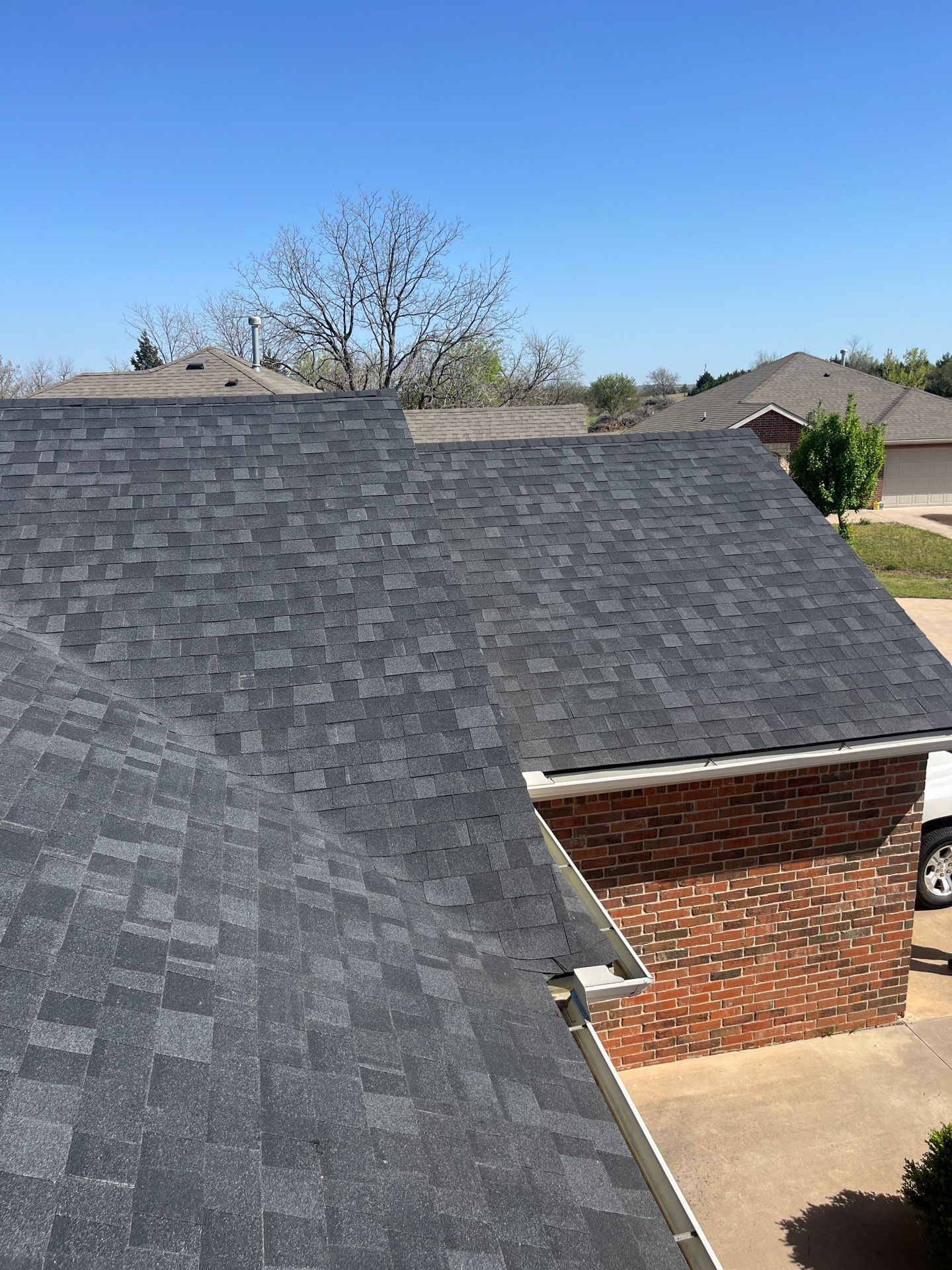 Owens Corning - Onyx Black by Frontline Roofing and Construction