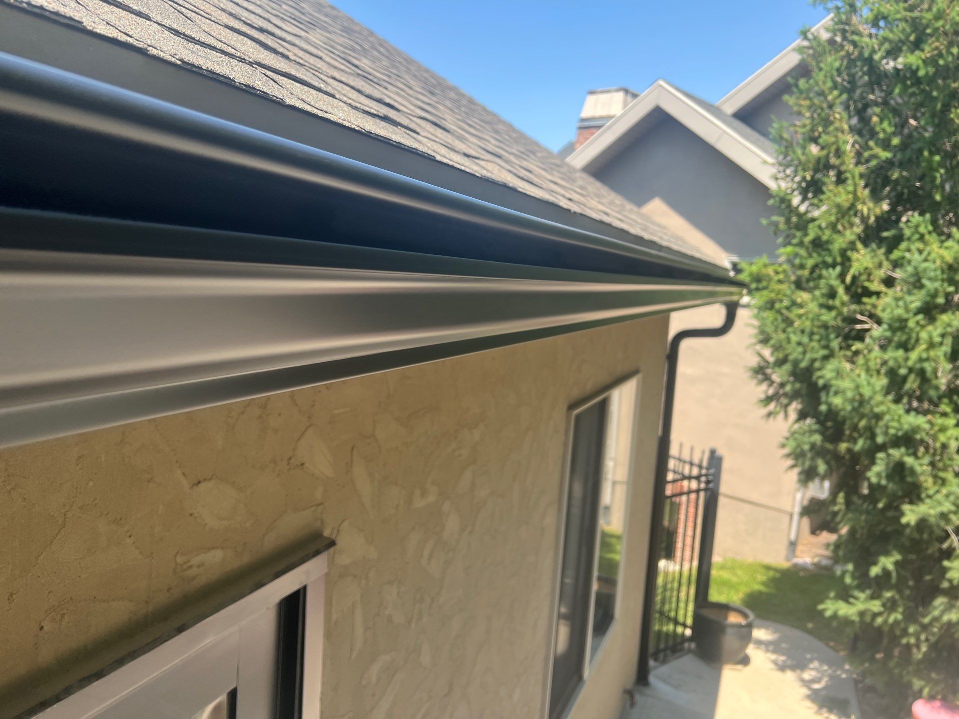Project in Cottonwood Heights by Emerald Gotcha Gutters 