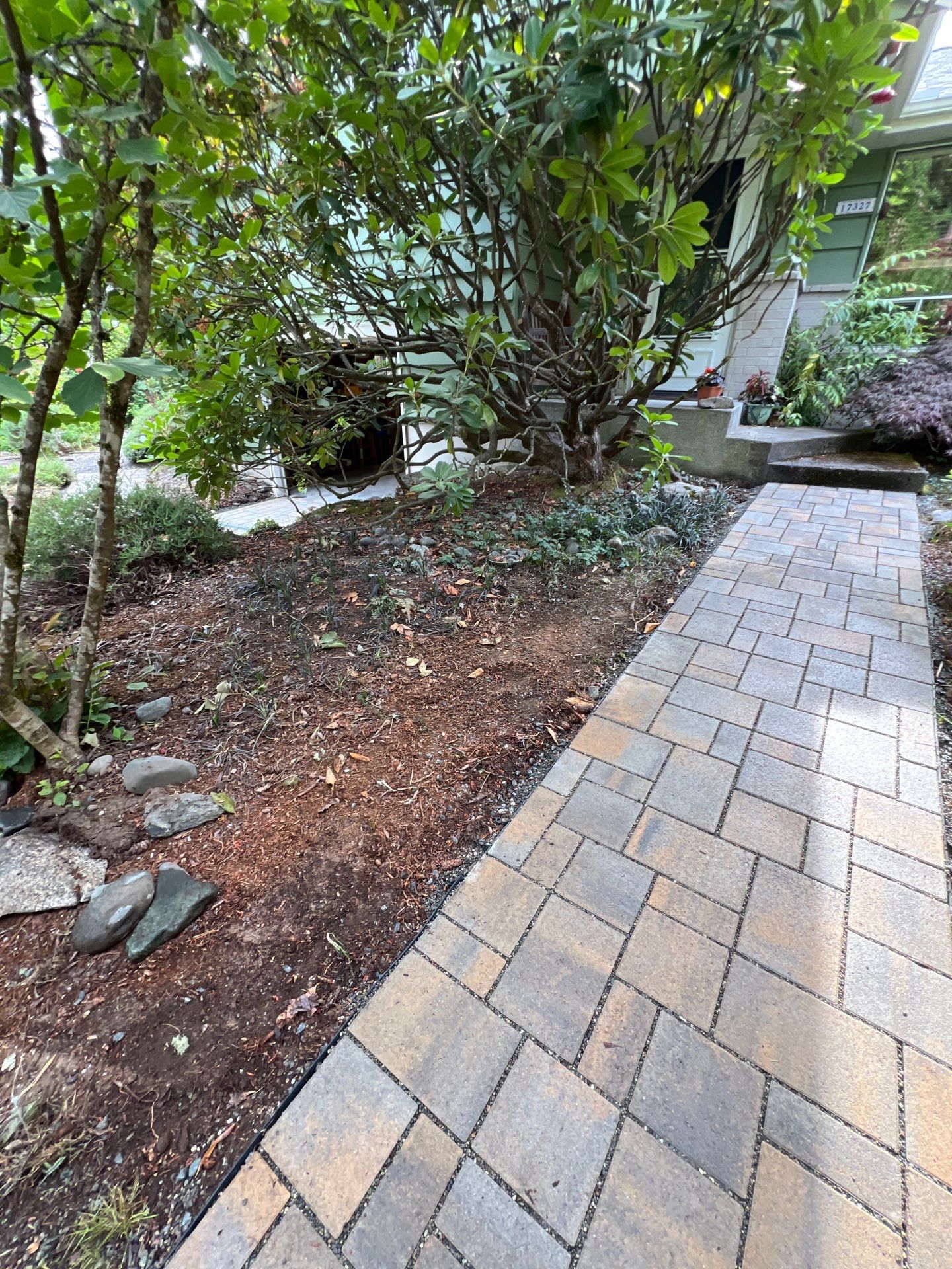 Pavers Driveway & Walkway with Concrete Lip | Seattle  by Jireh Asphalt & Concrete Inc 