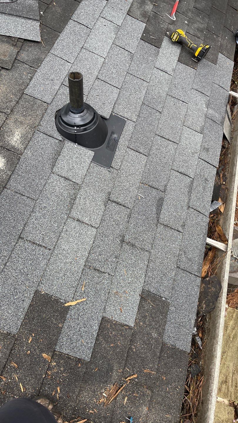 Residential Roofing Repair on old roof by Georgia Roof Advisors