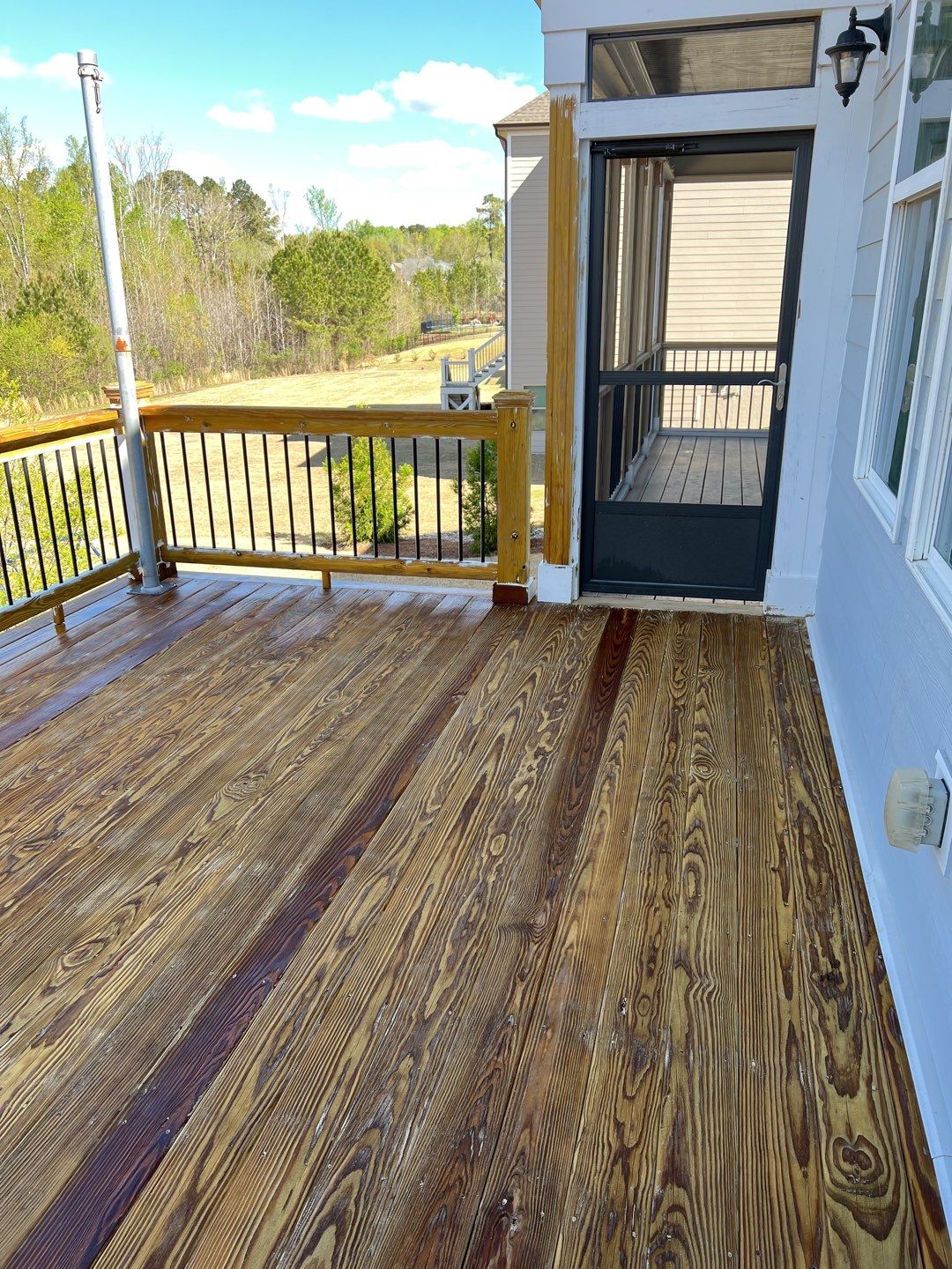 Coated Deck using Wood Sealant by DuraSeal
