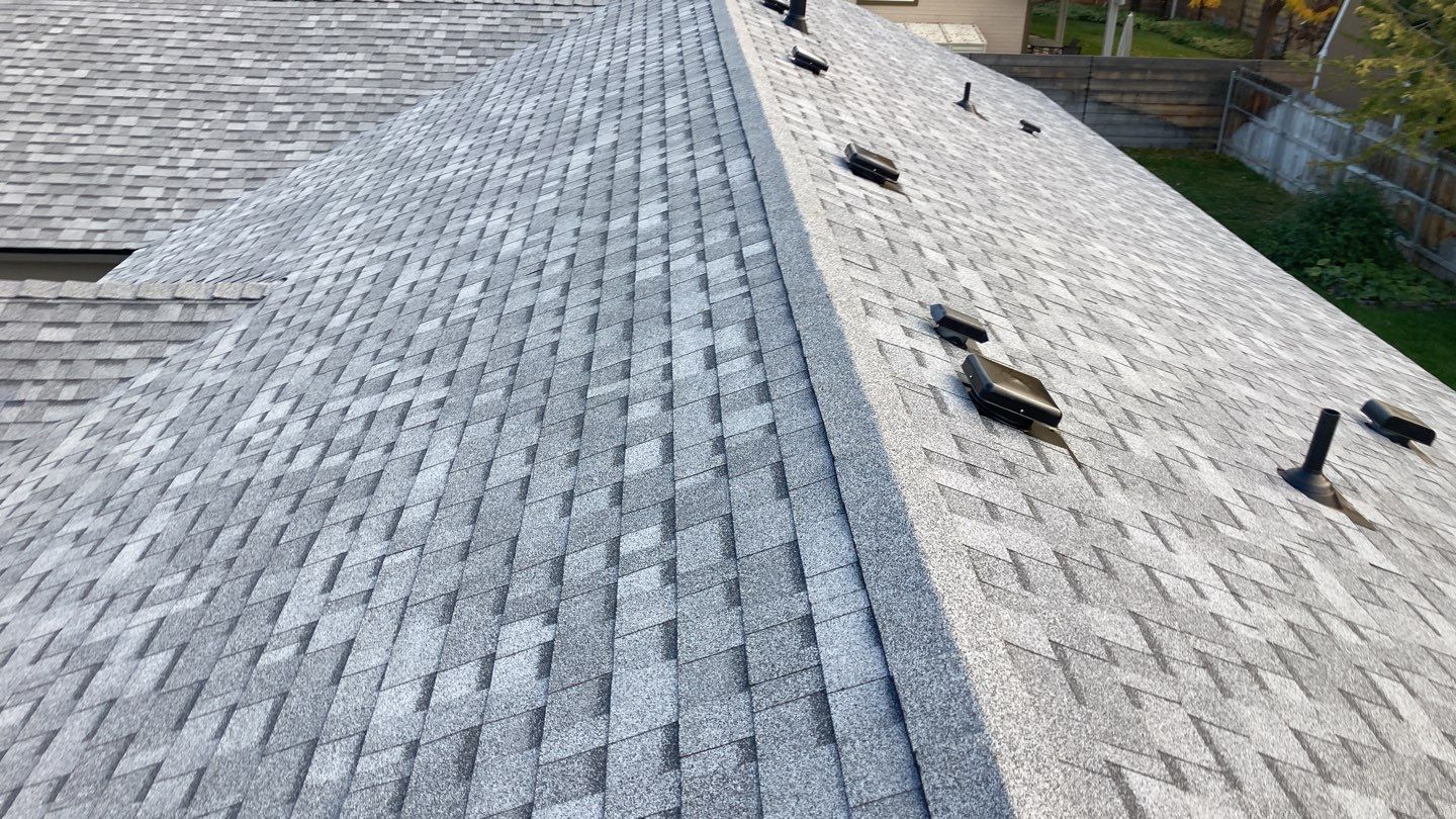 Garden City ID., single level Residential Roof using Owens Corning in Peppermill Grey by ID Roofing LLC