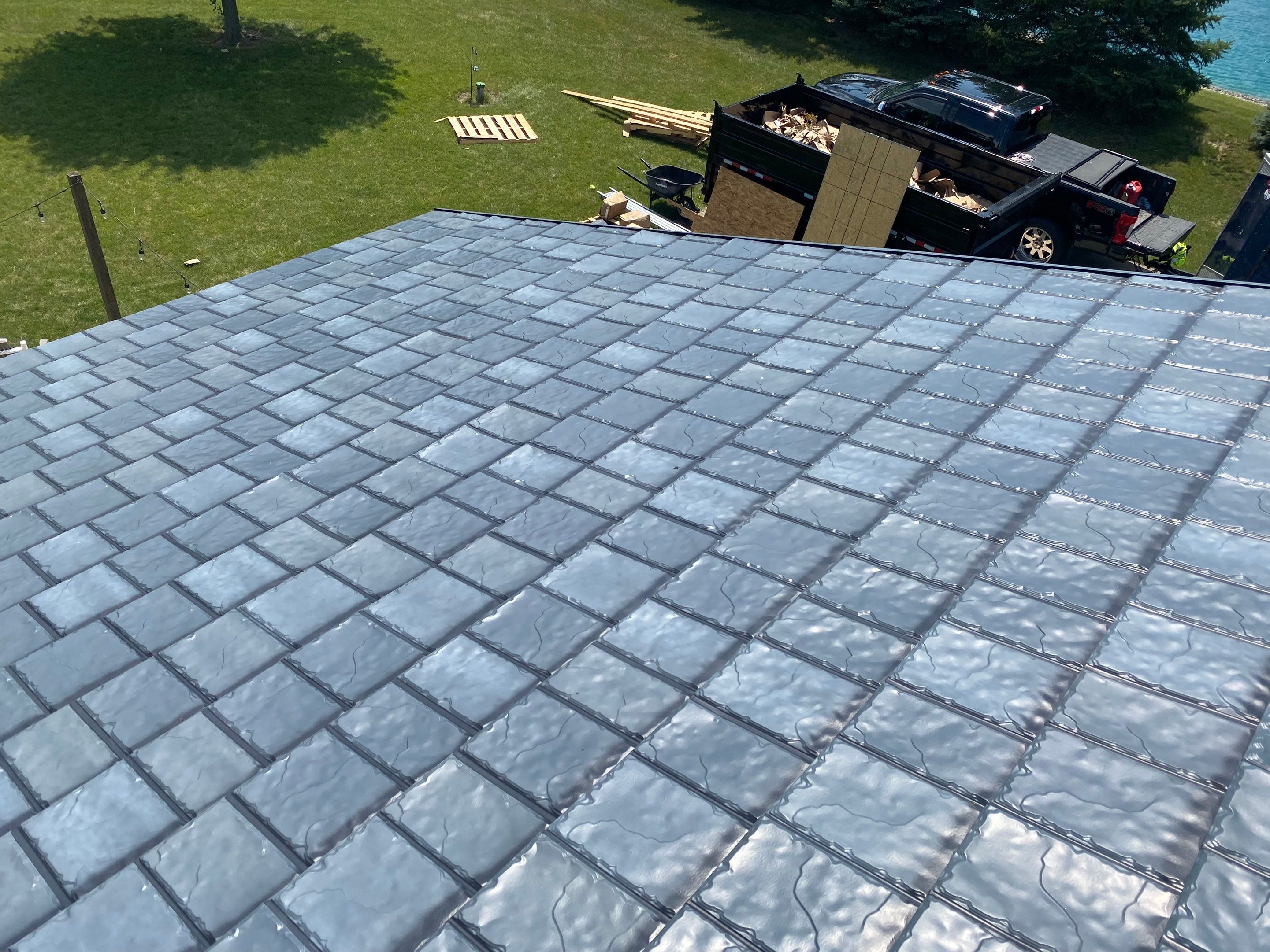 EDCO Slate Style Metal Shingle Roof in Van Wert, Ohio by 4Ever Metal Roofing