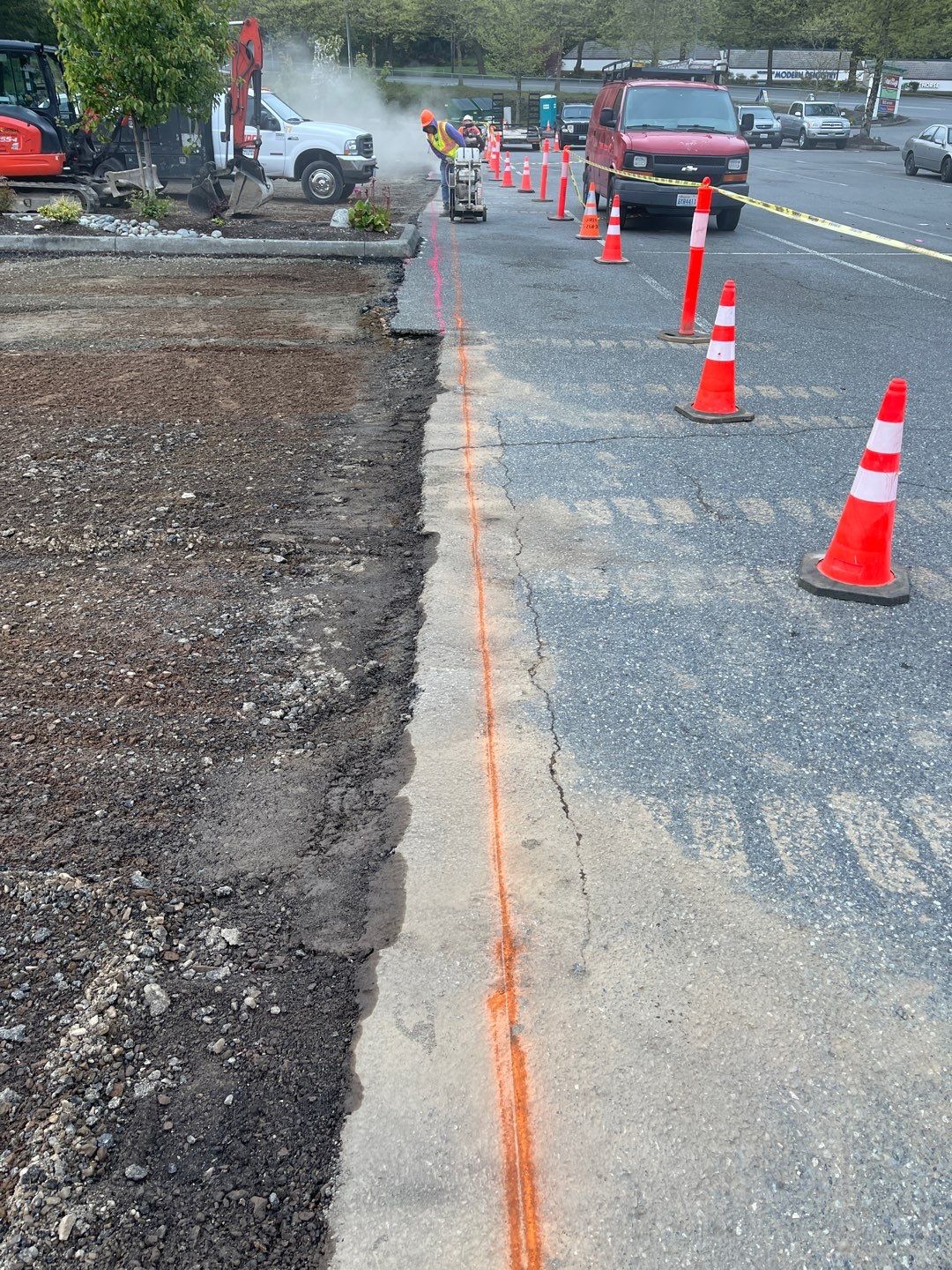 Colliers - Woodinville New Asphalt Parking Lot by Jireh Asphalt & Concrete Inc 