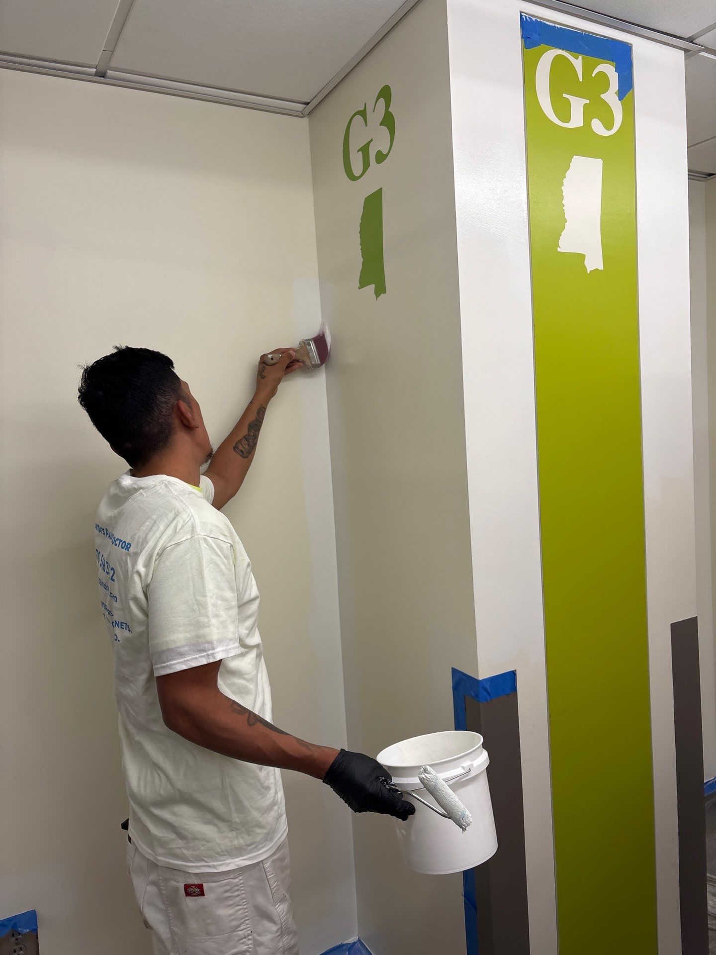 Commercial Interior Maintenance – HUD Martin Luther King Center by Atlanta's Paint Doctor