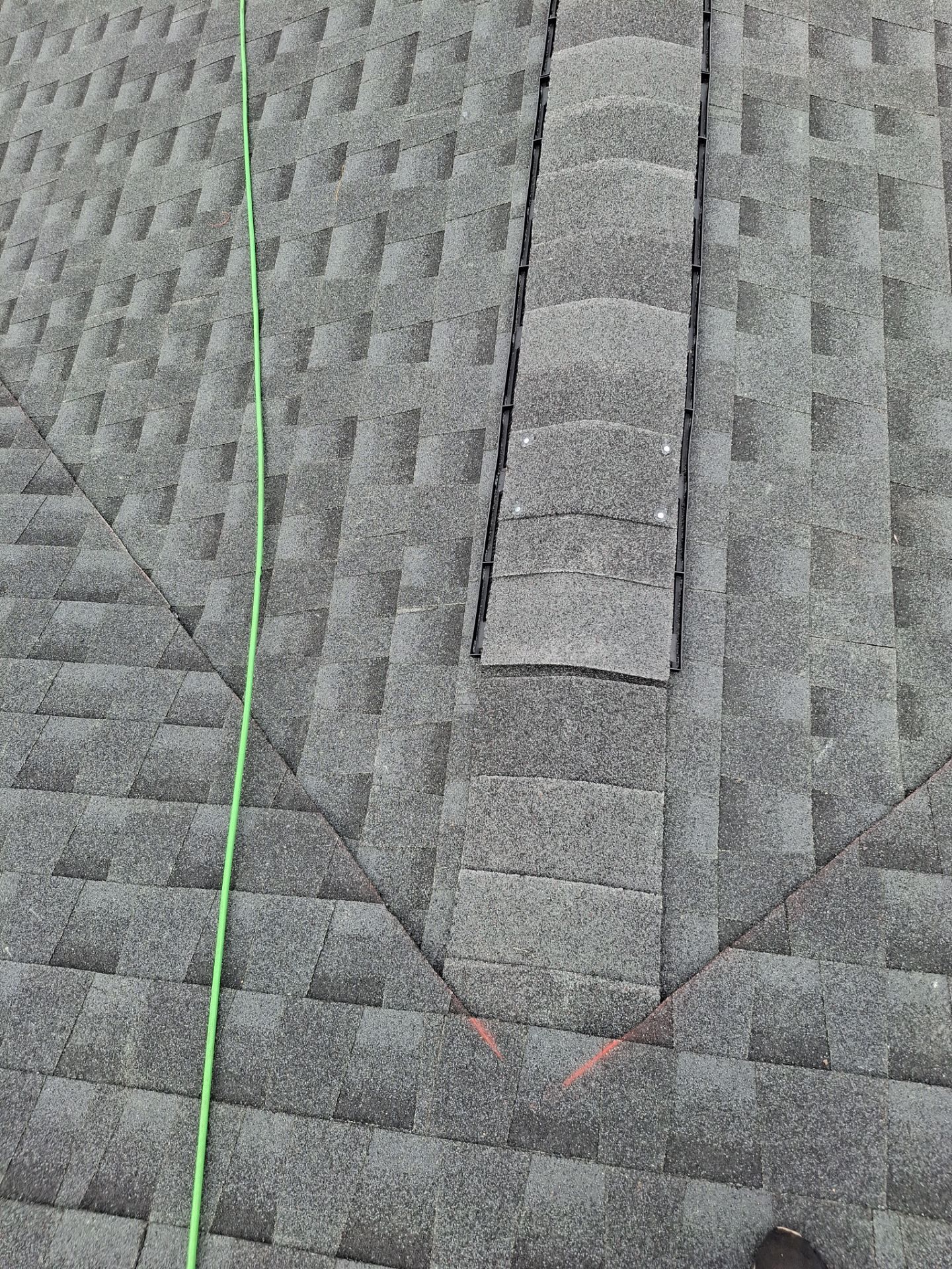 Residential Roofing Installation using GAF Timberline HDZ Charcoal by Rainstoppers Roofing