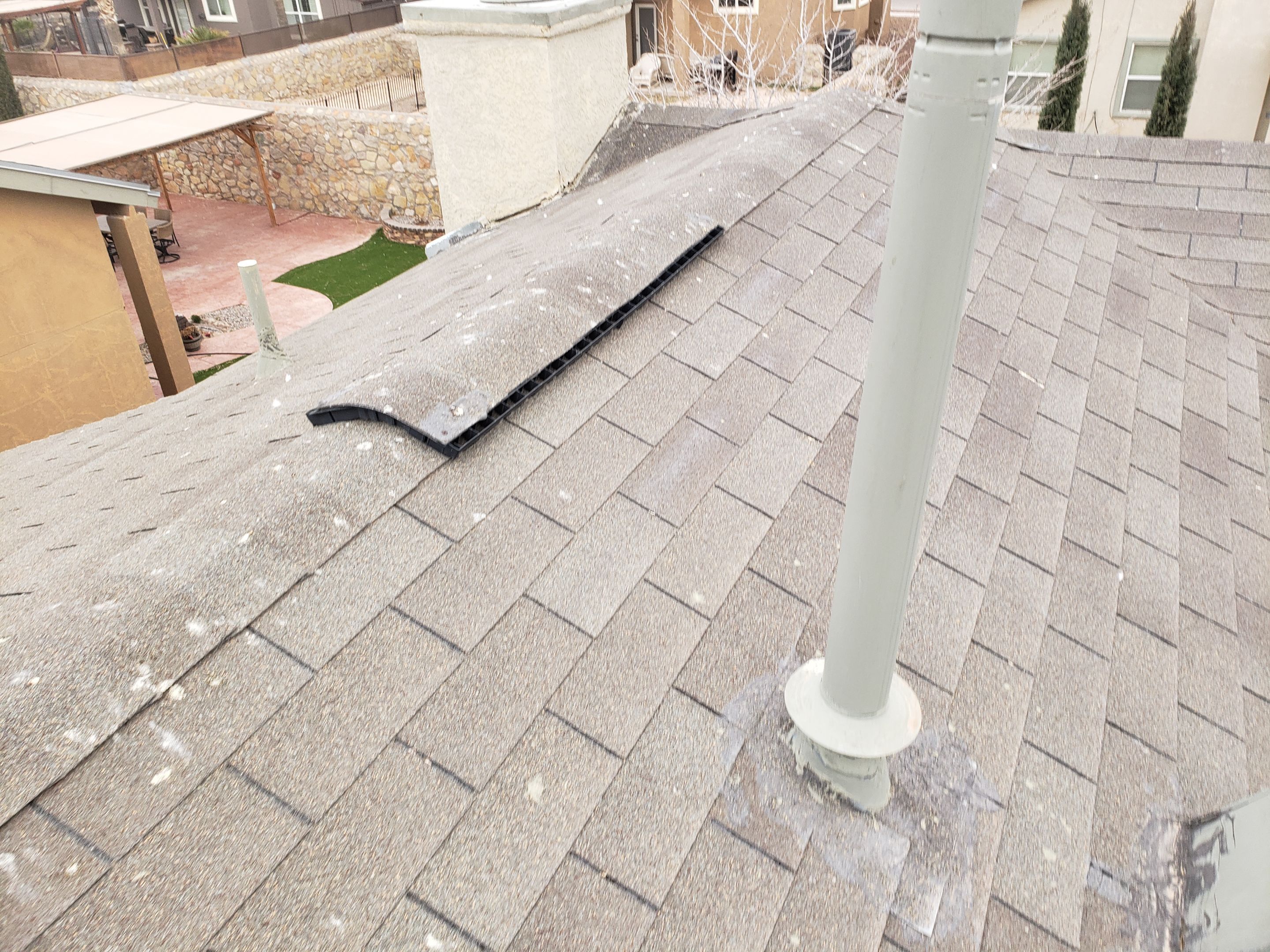 Shingle roof restoration by SPF Services 