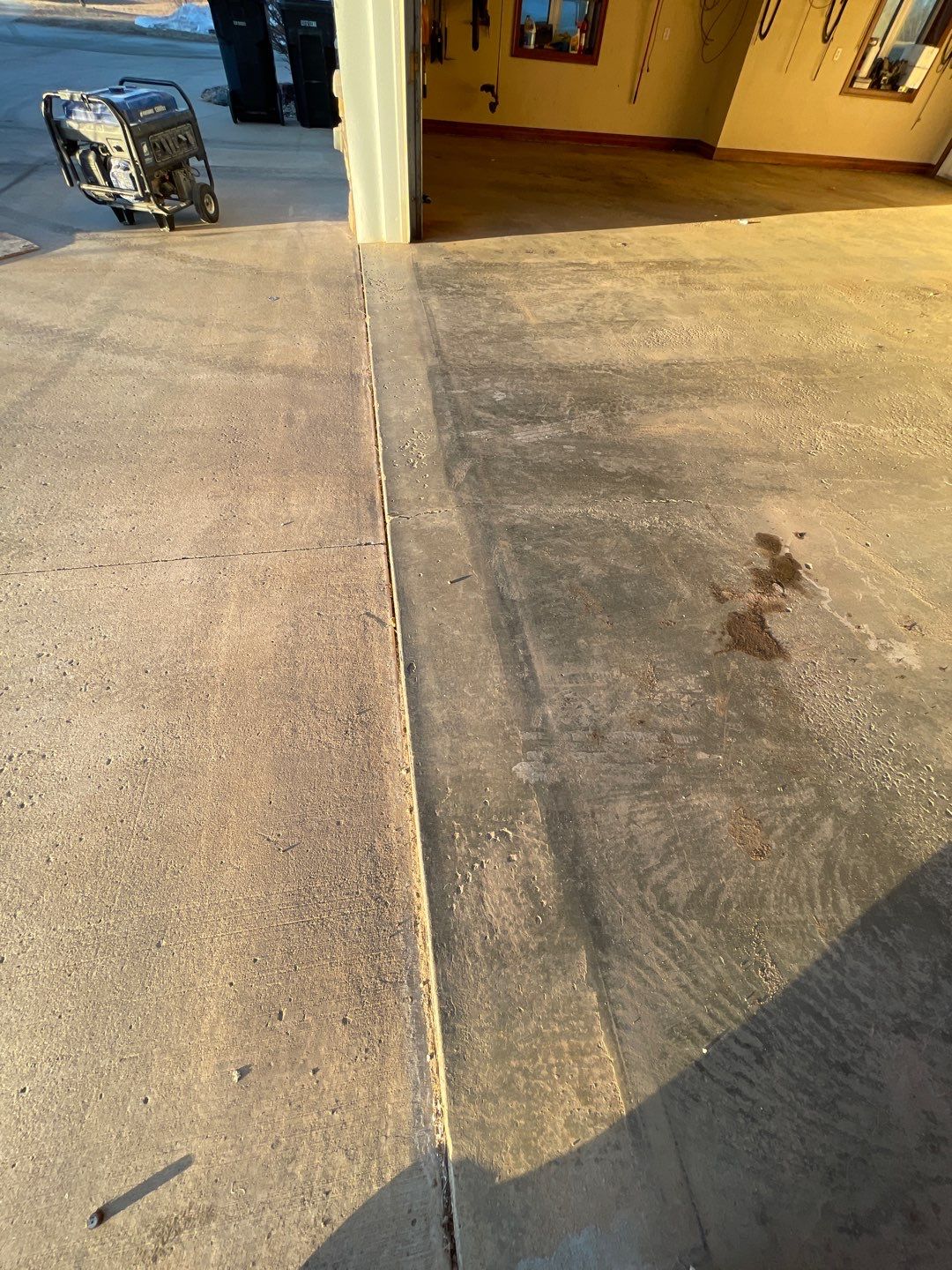 Garage using Slate Stone by Select Painting, Coatings & Garage Cabinets