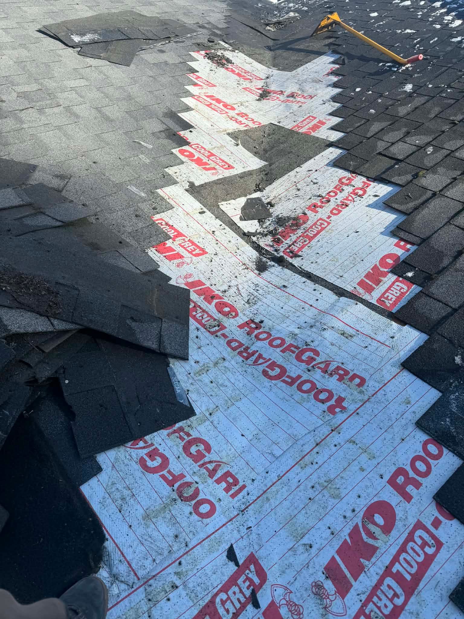 Ridge Cap Replacement & Black Metal Valley Installation in Chelmsford, MA by Mighty Dog Roofing of Greater Middlesex County