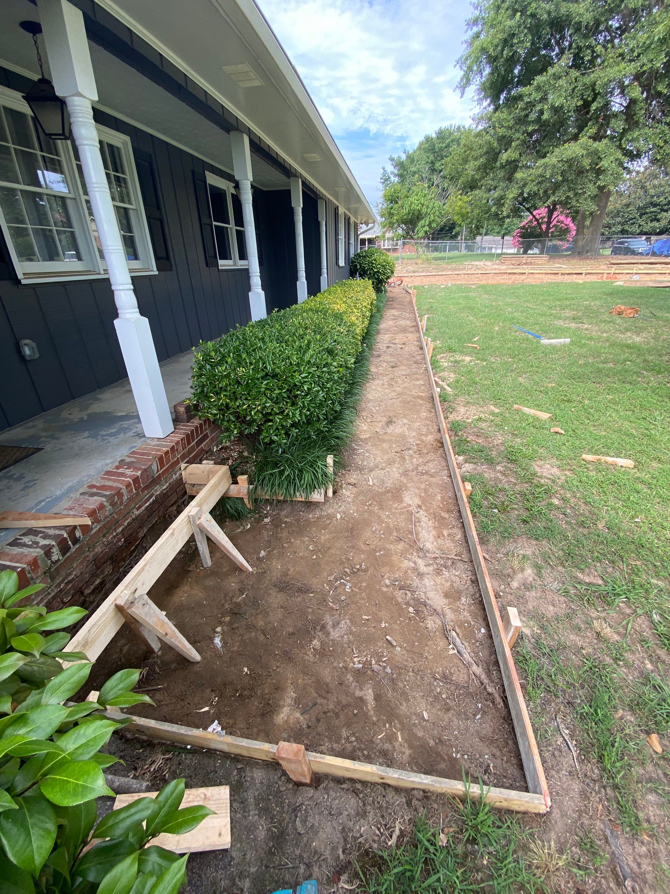 Driveway Replacement and New Concrete Walkway in Snellville by Swift Home Renovations 