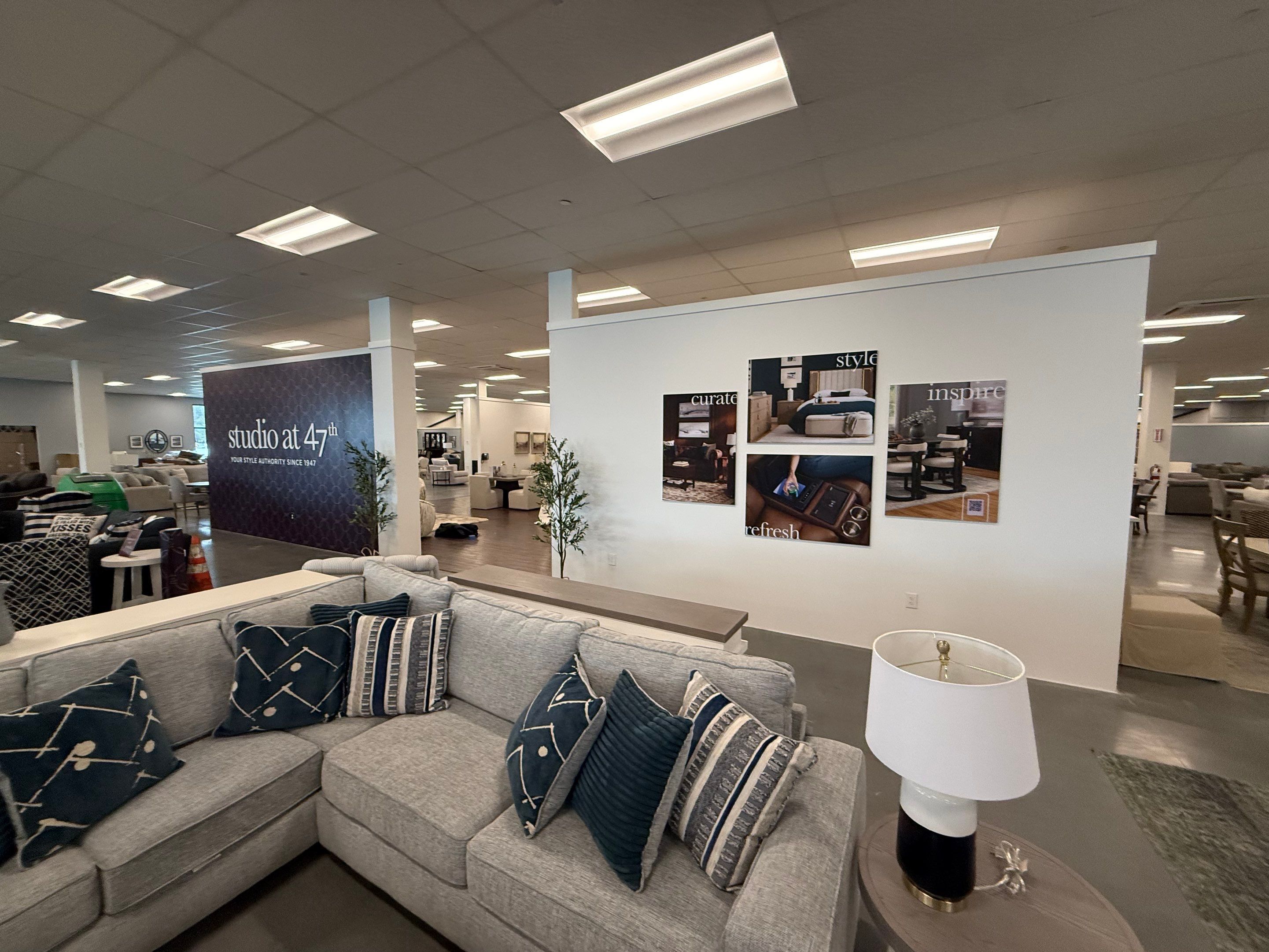 Studio at 47th Wall Mural and Interior Branding in Mechanicsburg by Nick The Sign Guy
