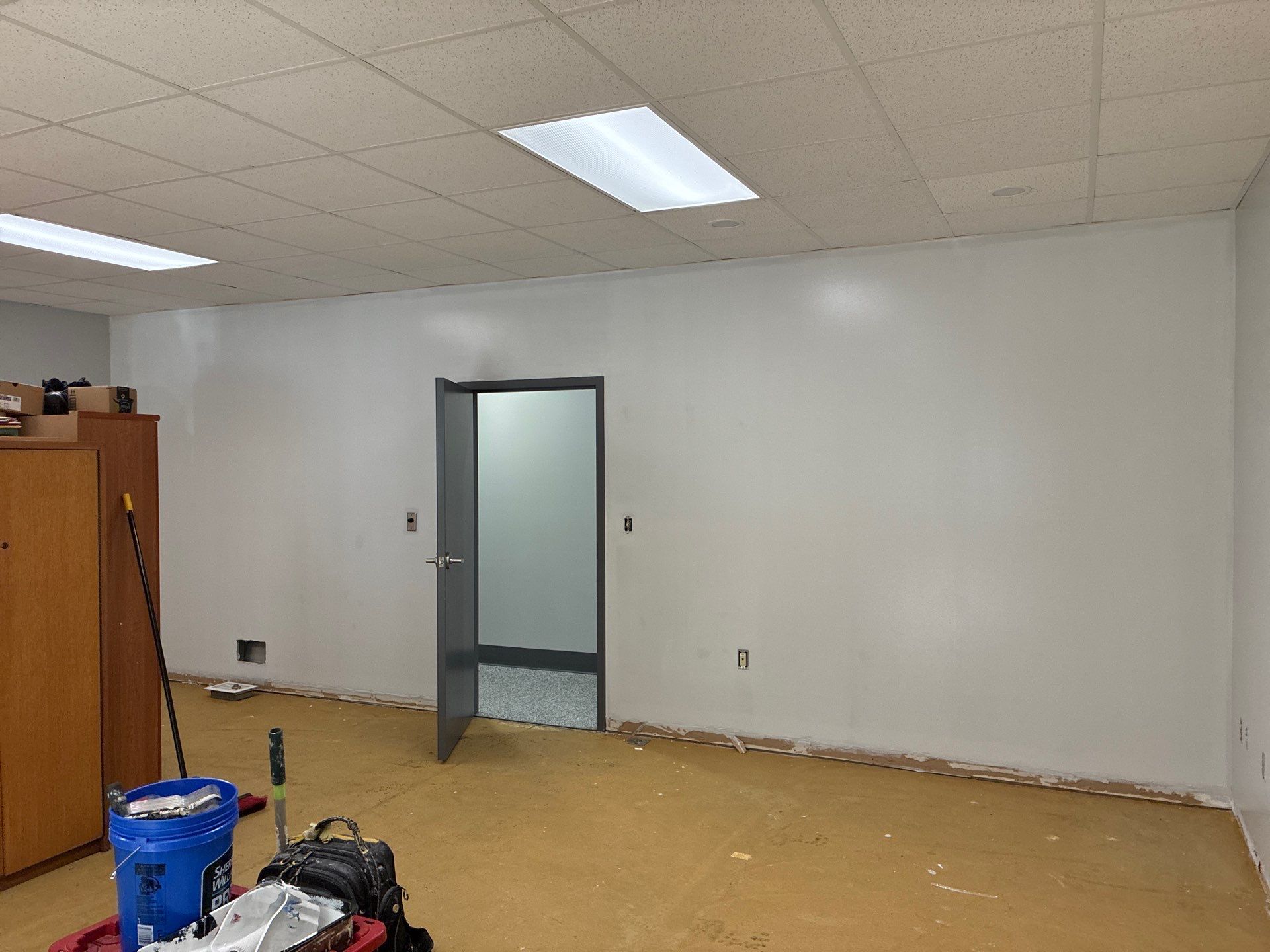 Interior Painting | Muskegon Township Fire Station Bunk Room by Gordon Painting