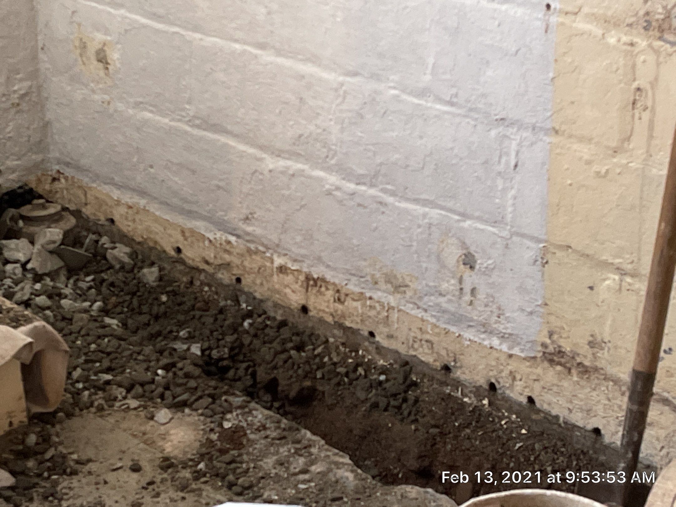 Interior French Drain Job in Bloomfield, NJ by Pure Service Pro, LLC 