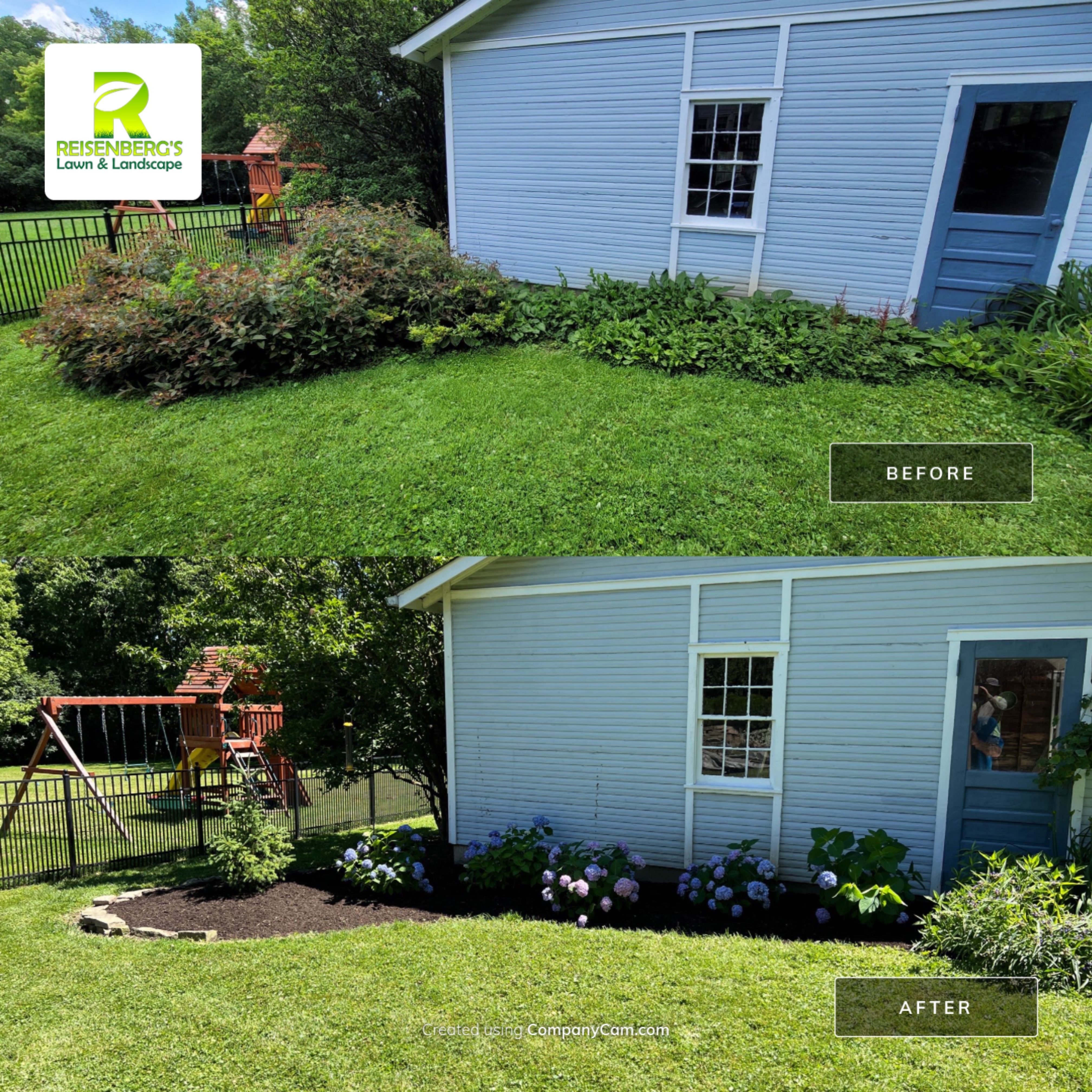 Landscape Tear Out & Install by Reisenberg’s Lawn & Landscape, LLC