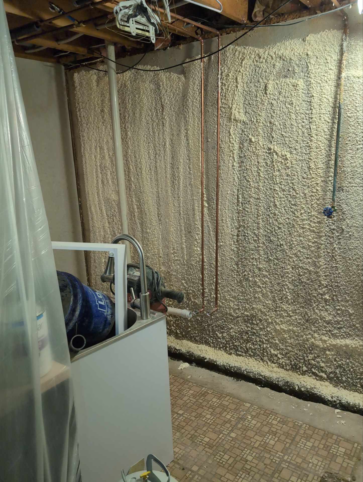 Interior Basement Waterproofing System and Egress Window Installation by Toledo Basement Repair 