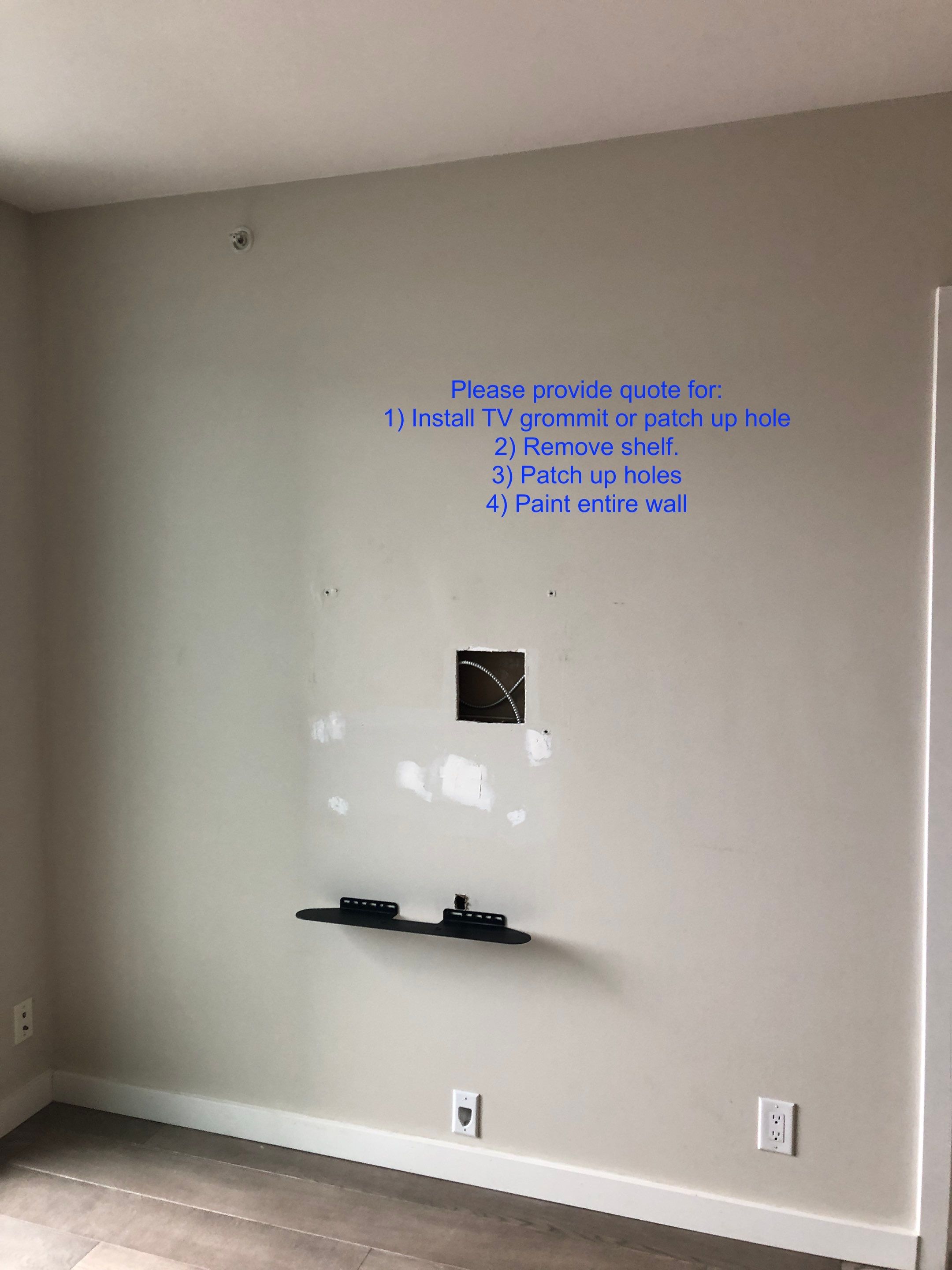 Drywall Repair - Tenant Move-out by YVR Construction Group