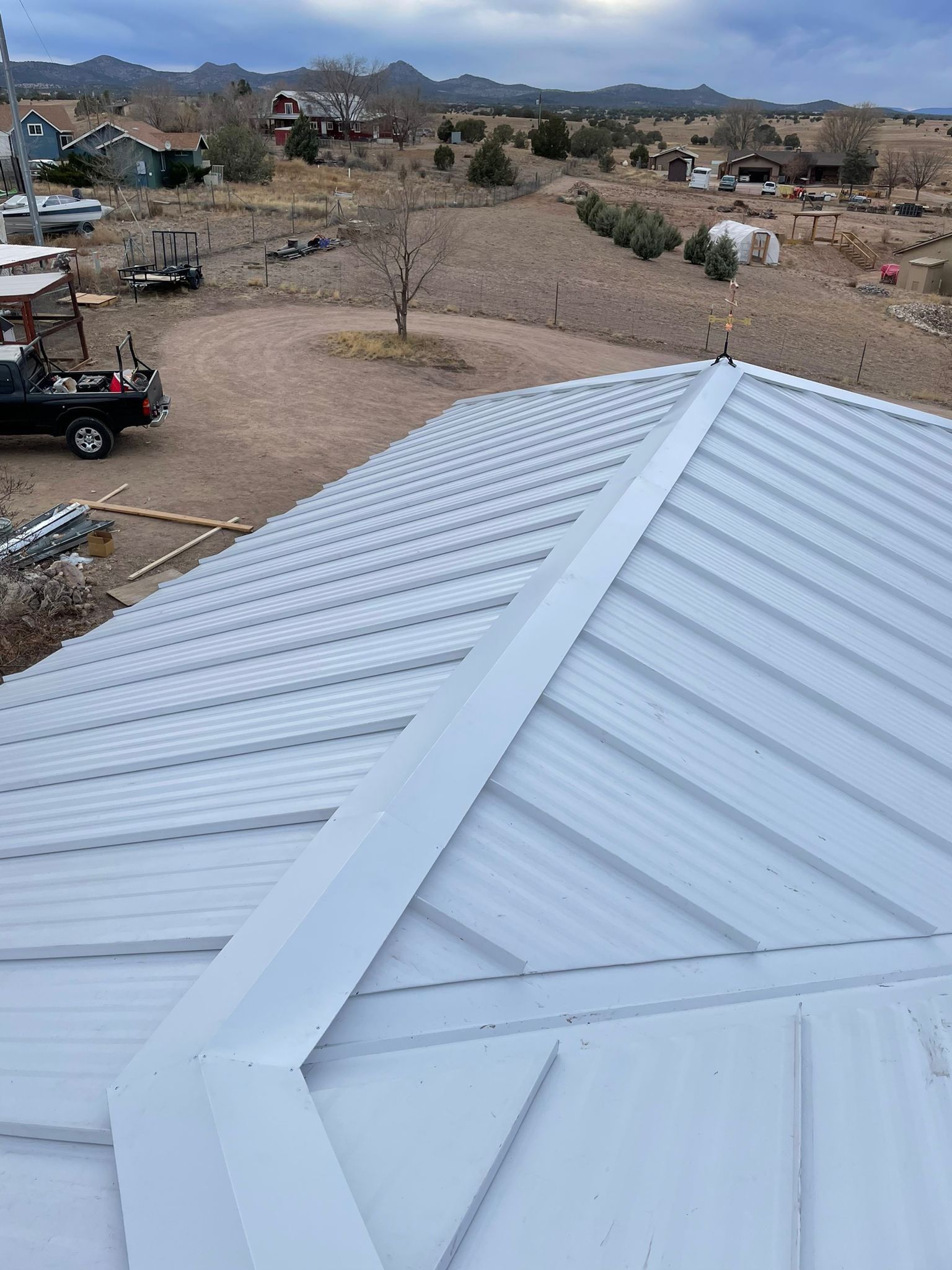Arctic White Standing Seam by Reimagine Roofing