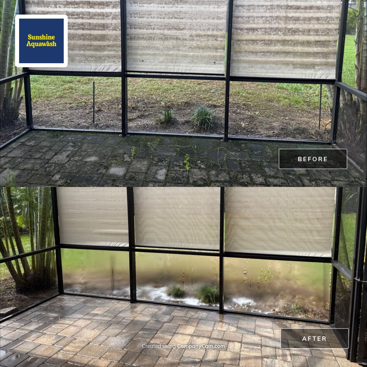 Pre-Sale Exterior Cleaning – Forest Creek Community, Parrish, FL by Sunshine AquaWash