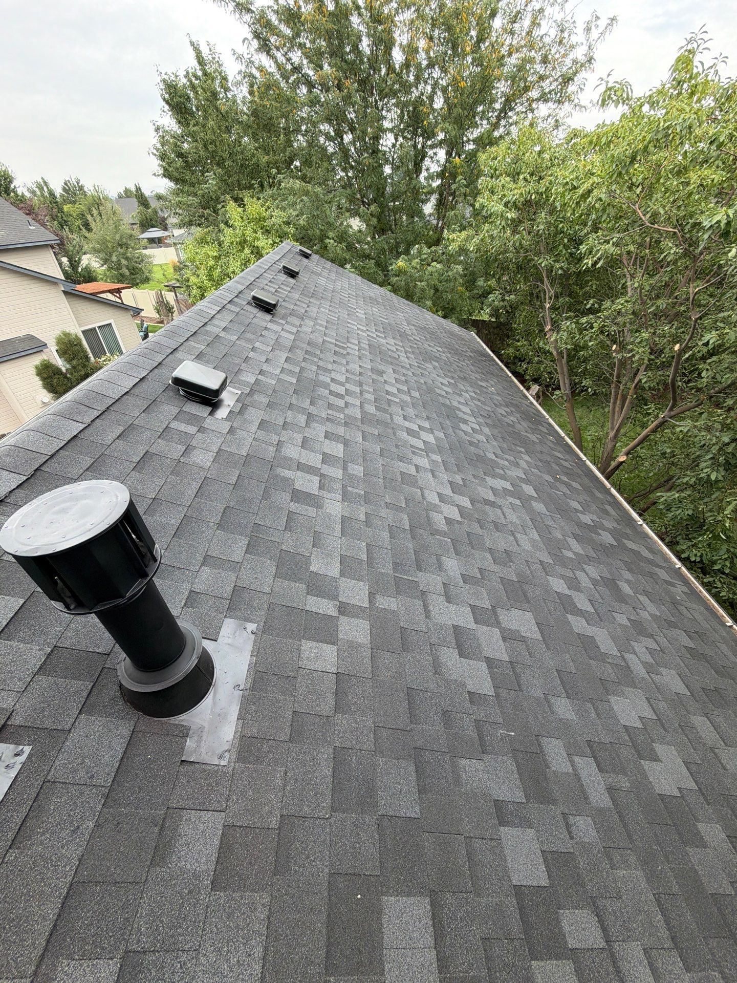 Residential Roof Replacement for Two-Story Stucco Home in Star by Olive Roofing