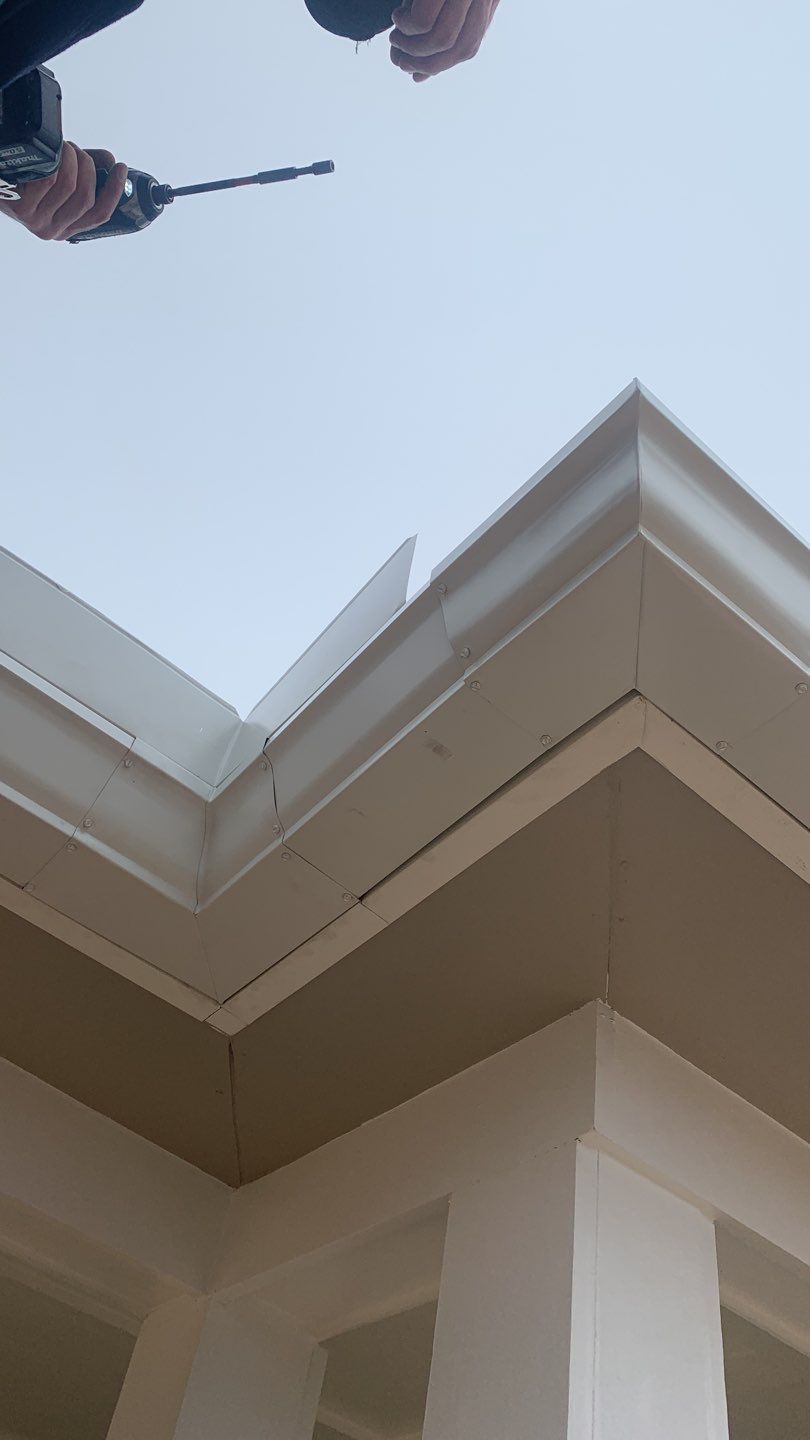 Seamless Gutter Installation using K-Style Gutters by Gutter Professors