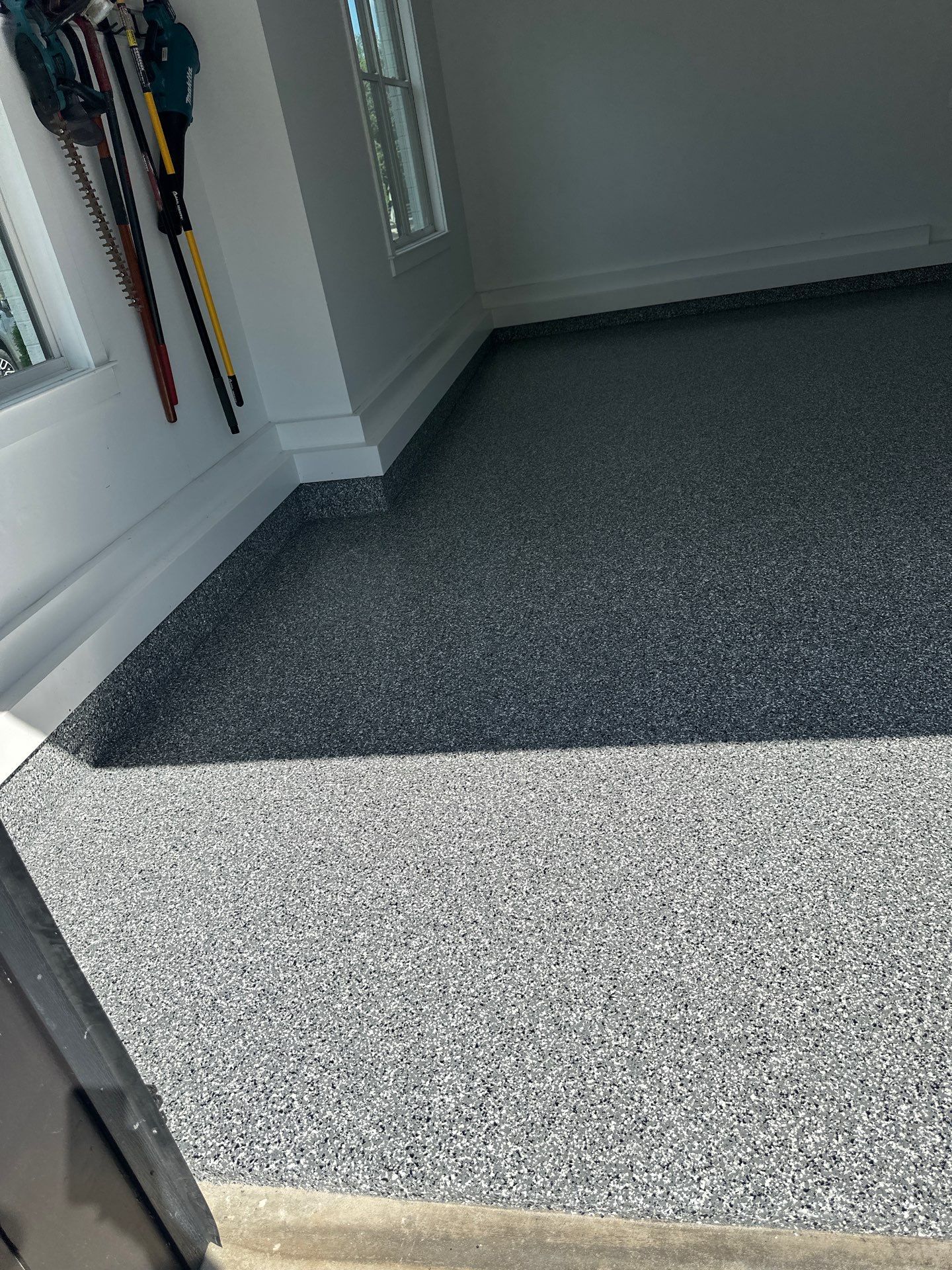 Garage Floor Coating using Wombat by My Garage Floor Guys