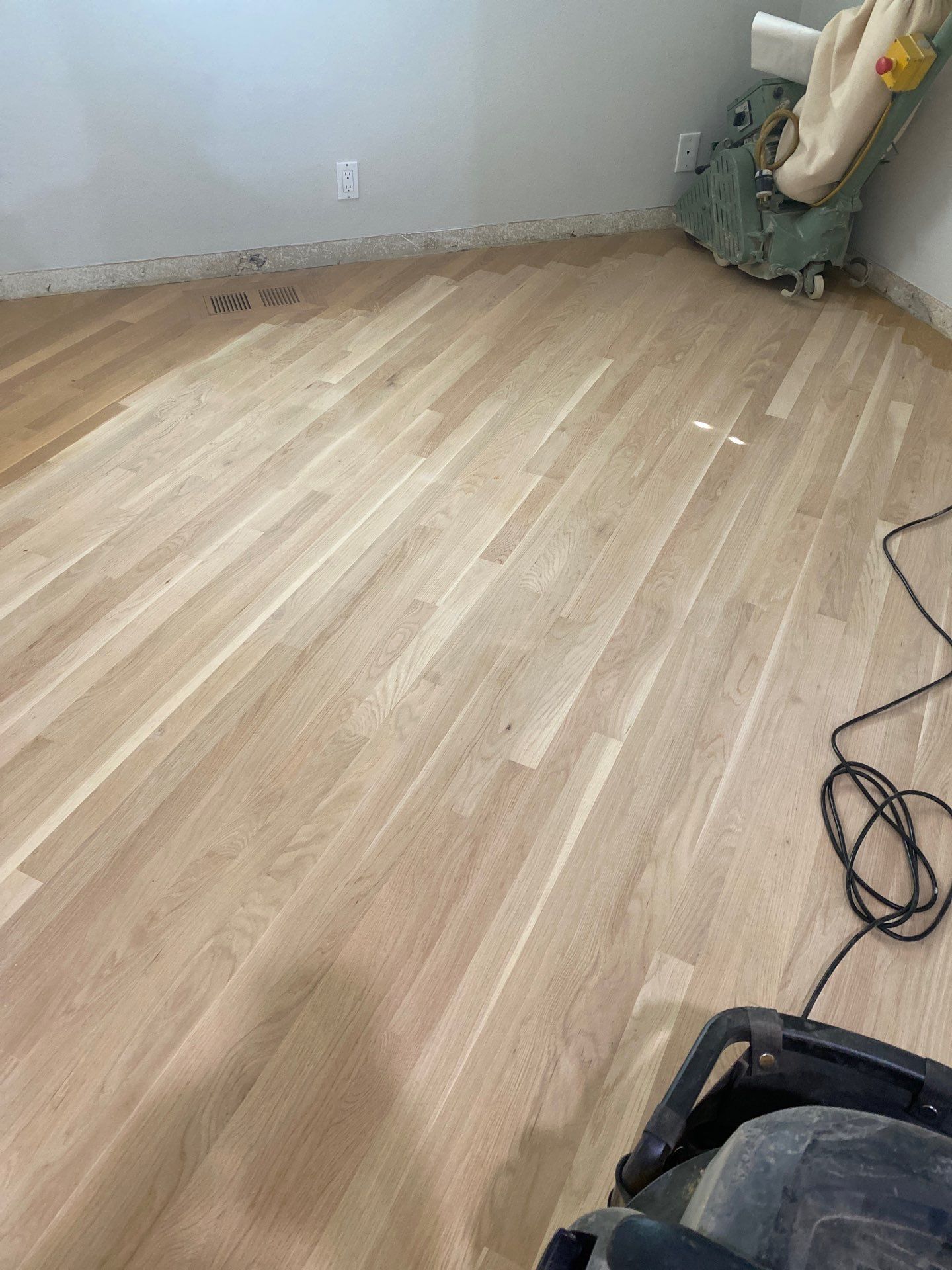 White Oak Installation and Refinish by Footprints Floors South Sacramento